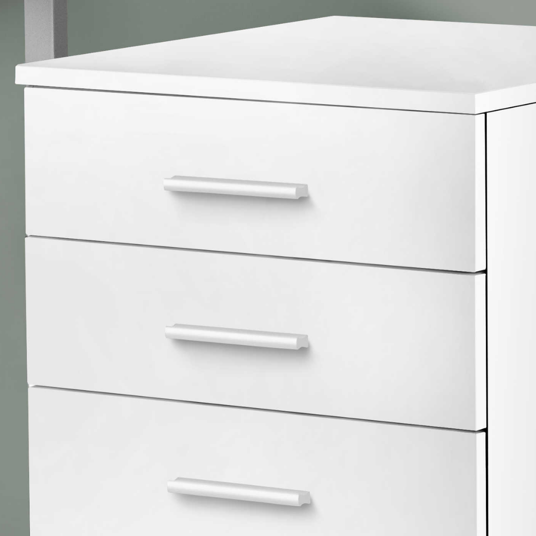 Noxeria – Classeur à 3 tiroirs – Blanc