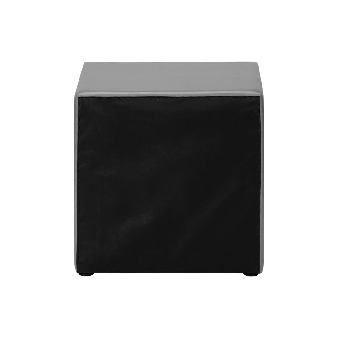 Veluxon – Table de chevet – Aspect cuir gris