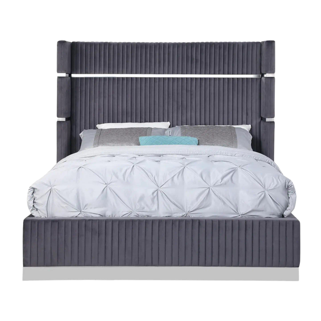 Lumerio – Lit King Velvet – Gris