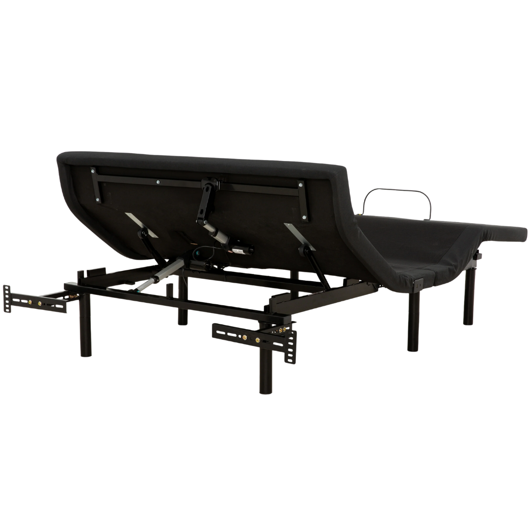 Aurelex – Sommier articulé avec position zéro gravité et ports USB/USB-C – Twin XL / Double / Queen / King