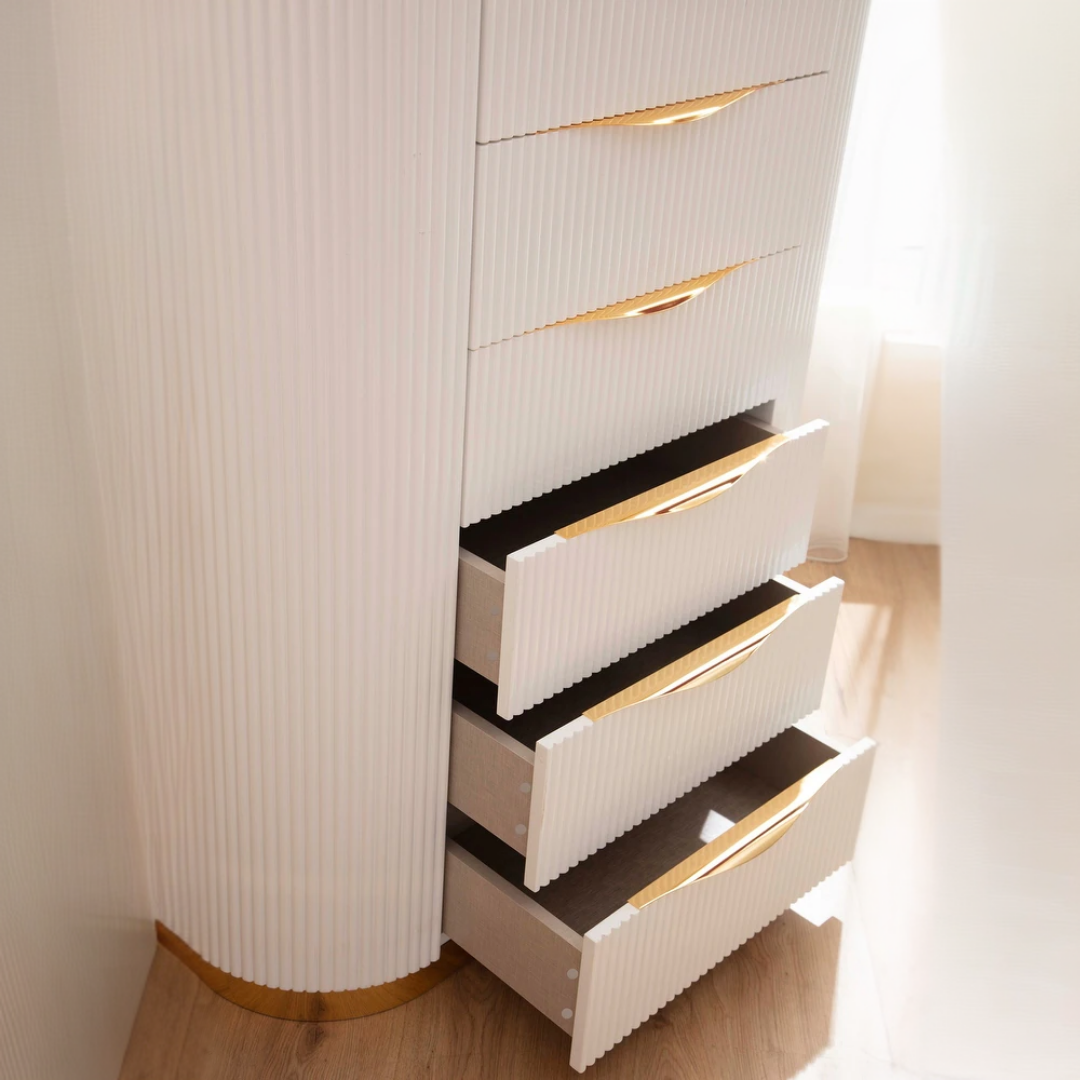 Aurelia – Ensemble de chambre à coucher – King – Blanc/Or