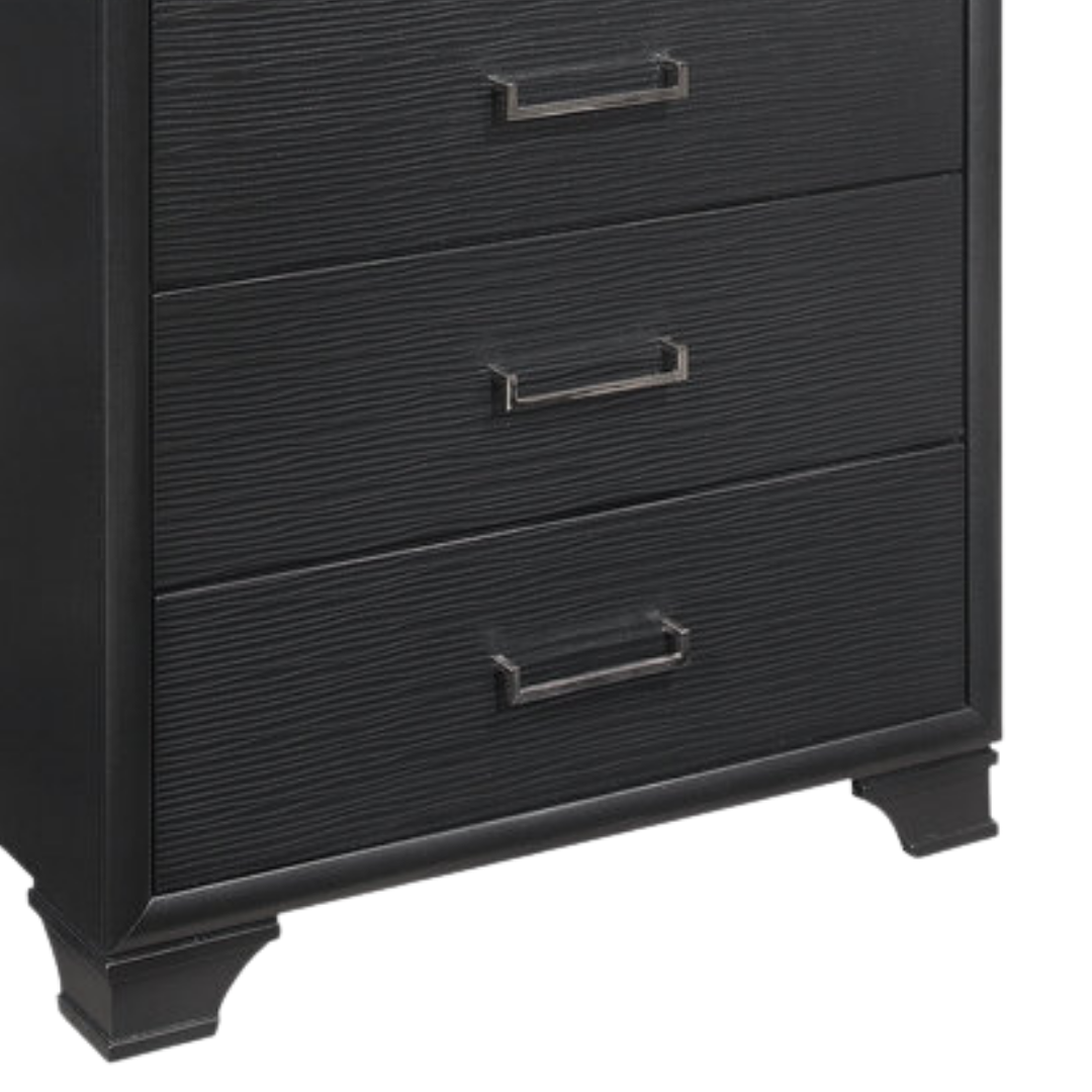 Allegra – Commode à 6 tiroirs – Laque grise