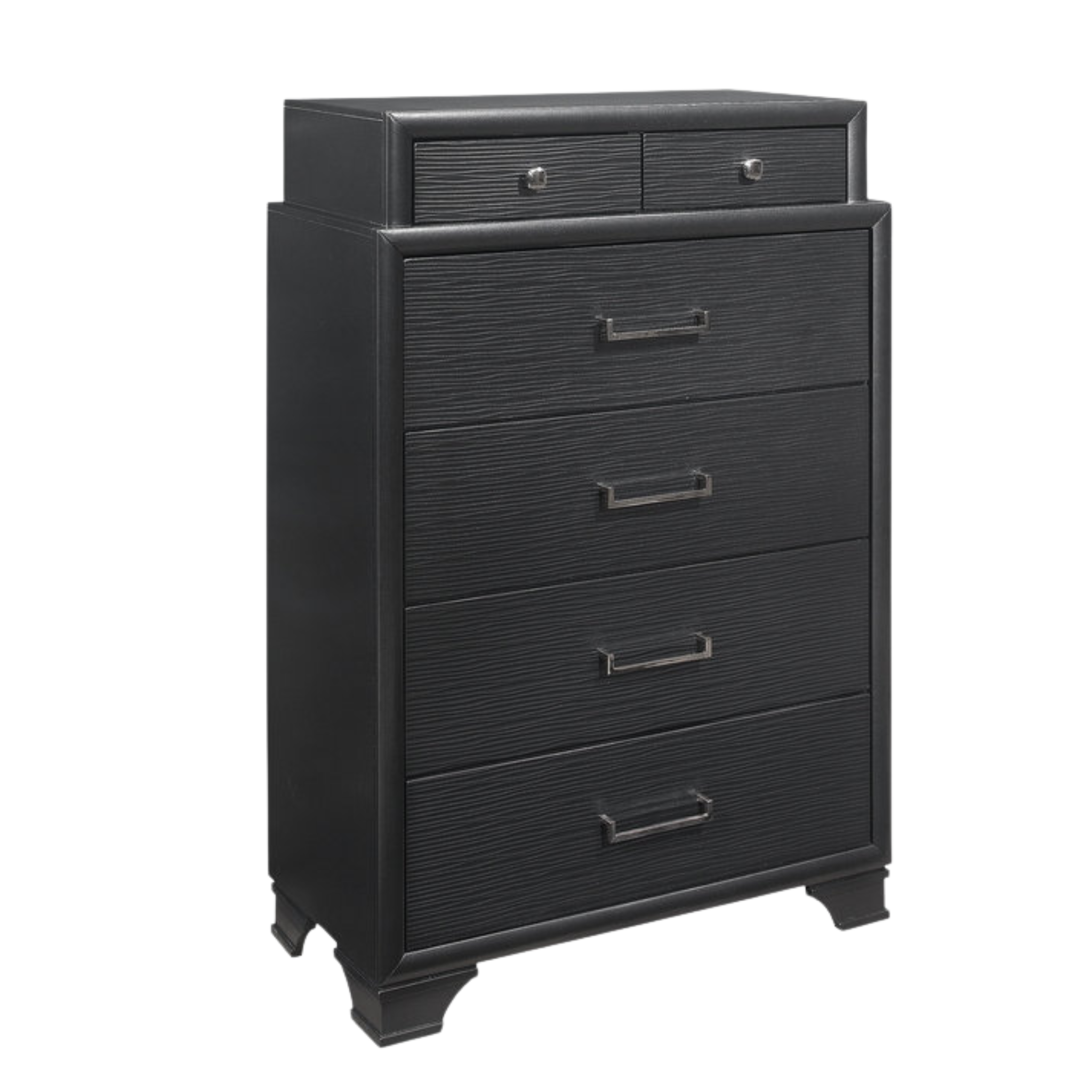 Queen Bedroom Set – Ava Grey Lacquer