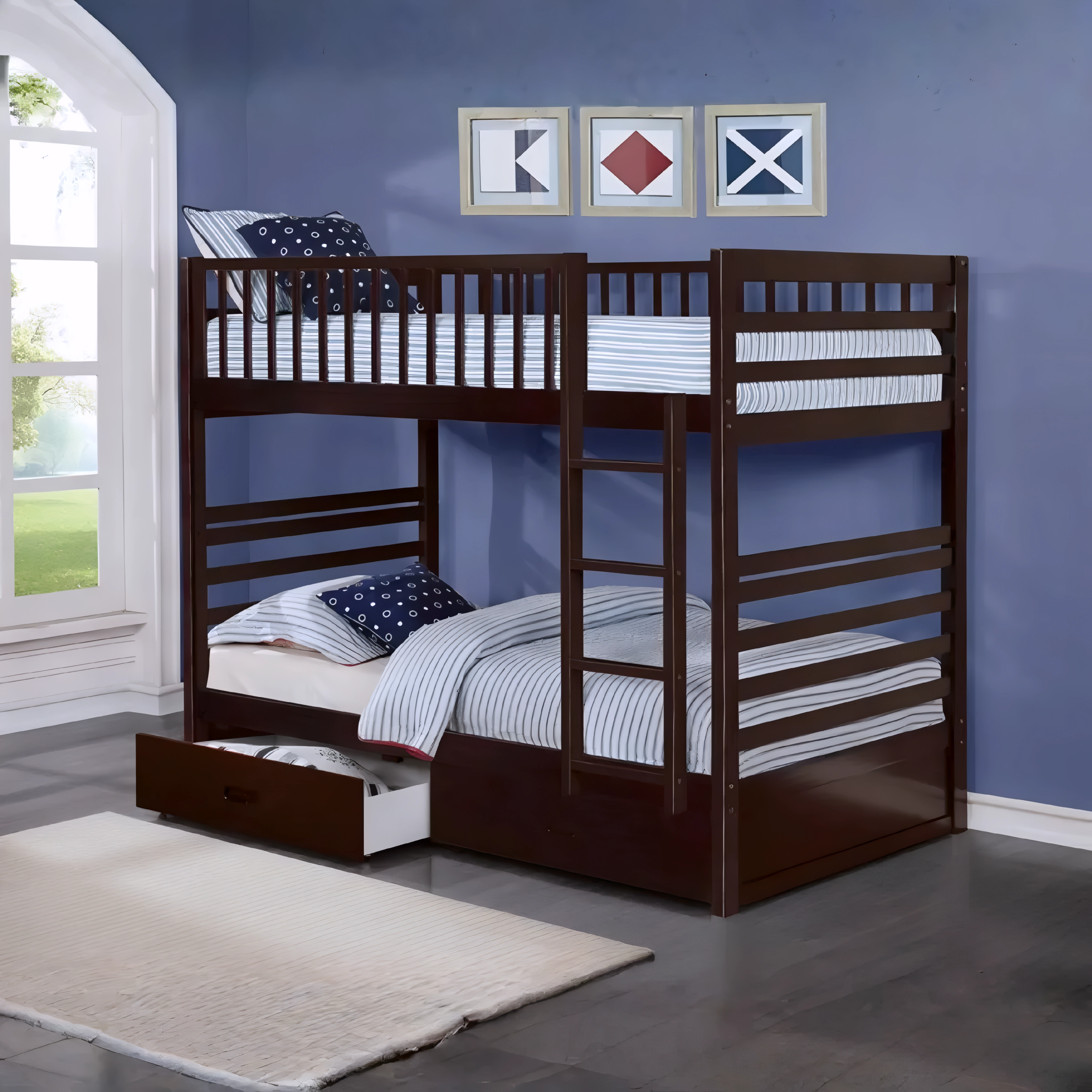 Lynox – Bunk Bed – Single/Single – Espresso