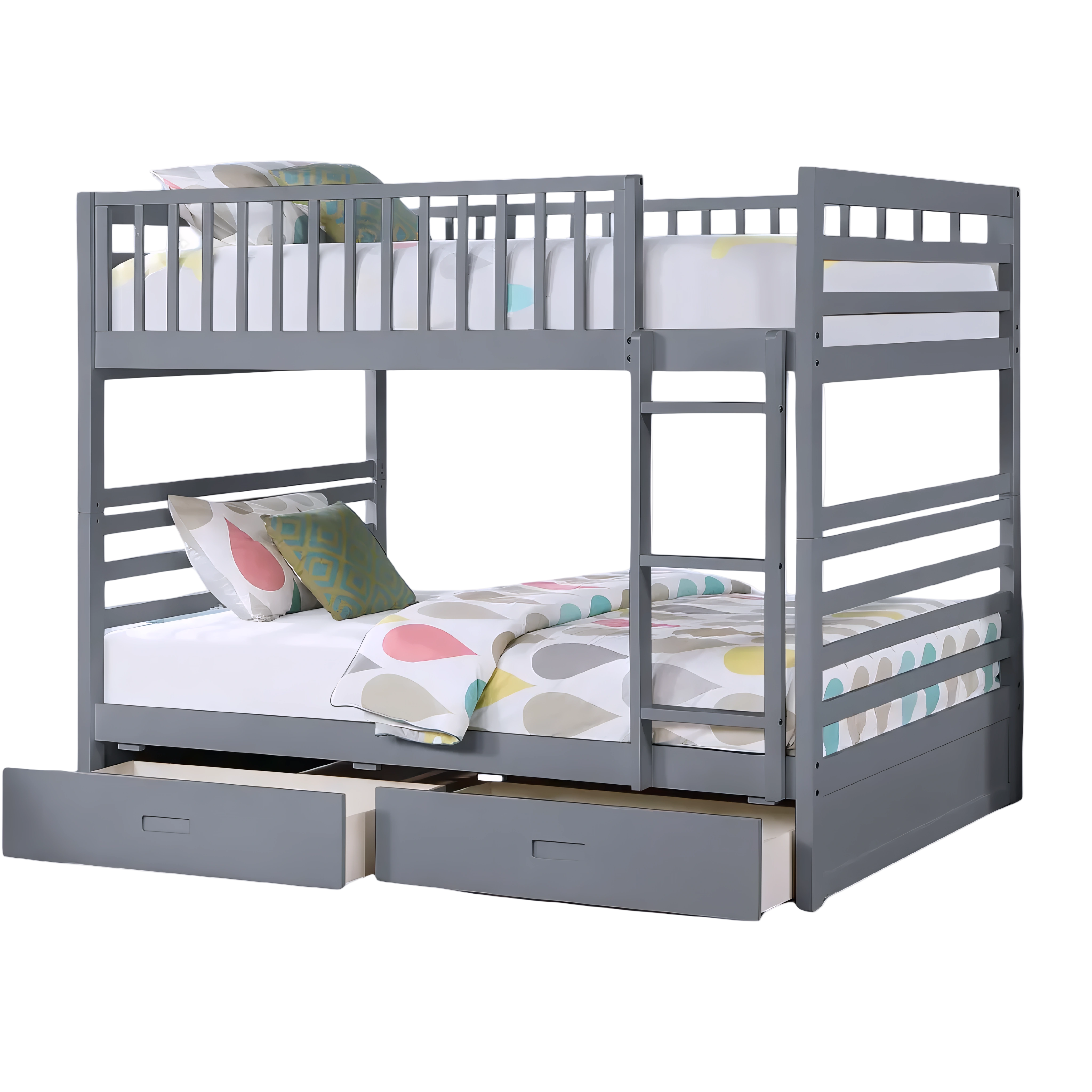 Ravell – Bunk Bed – Double/Double – Grey