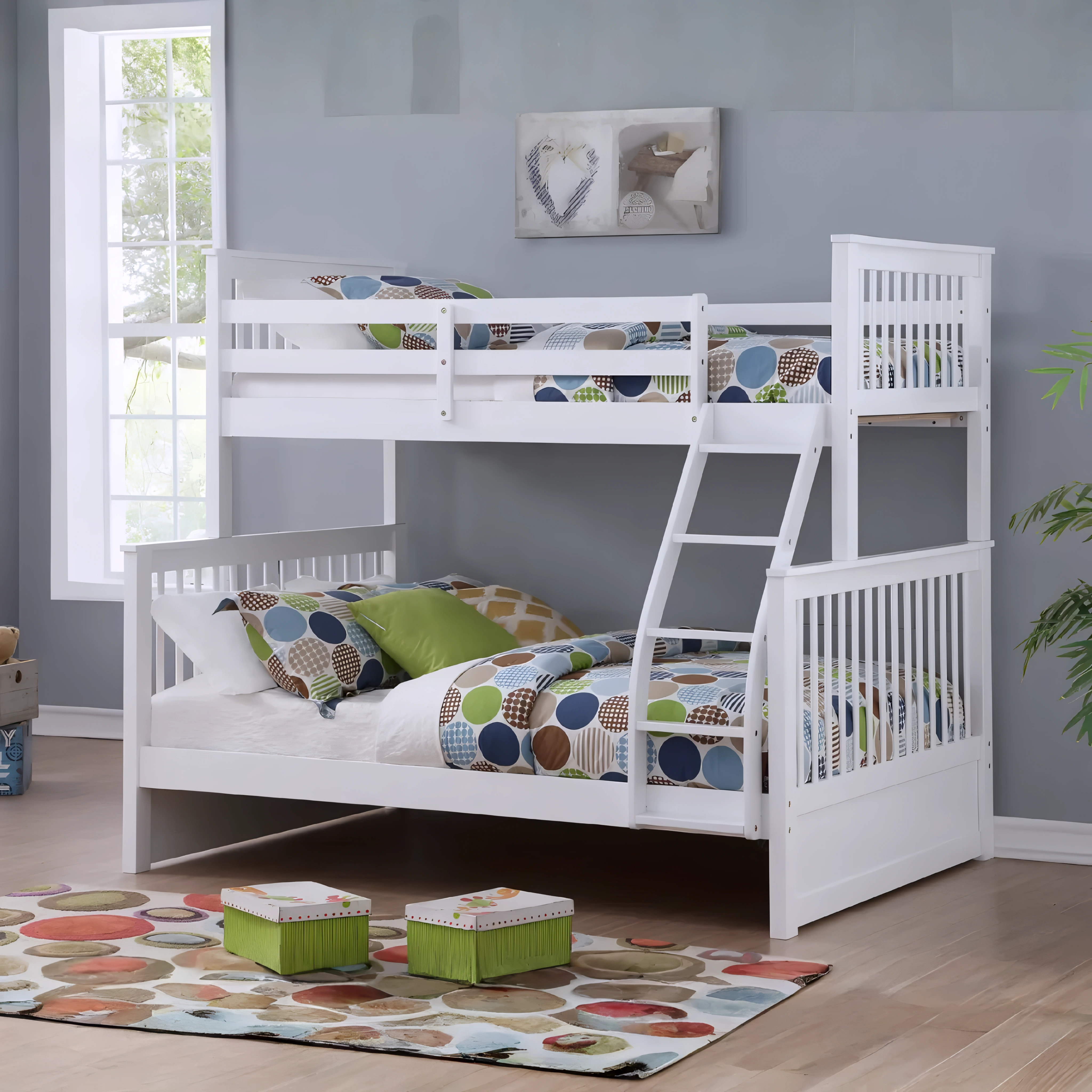 Falden – Lit Superposé – Simple/Double – Blanc