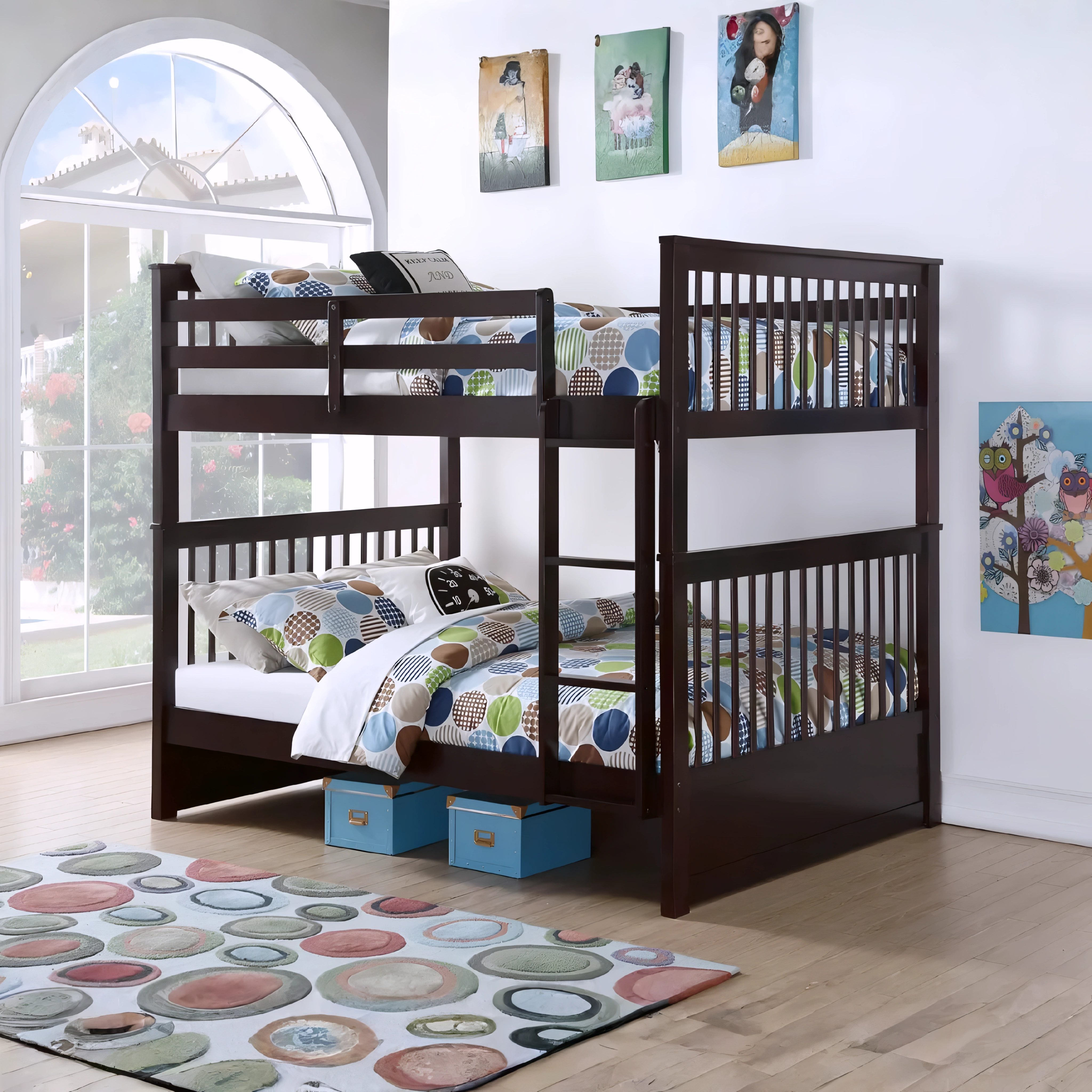 Rivalt – Bunk Bed – Double/Double – Espresso