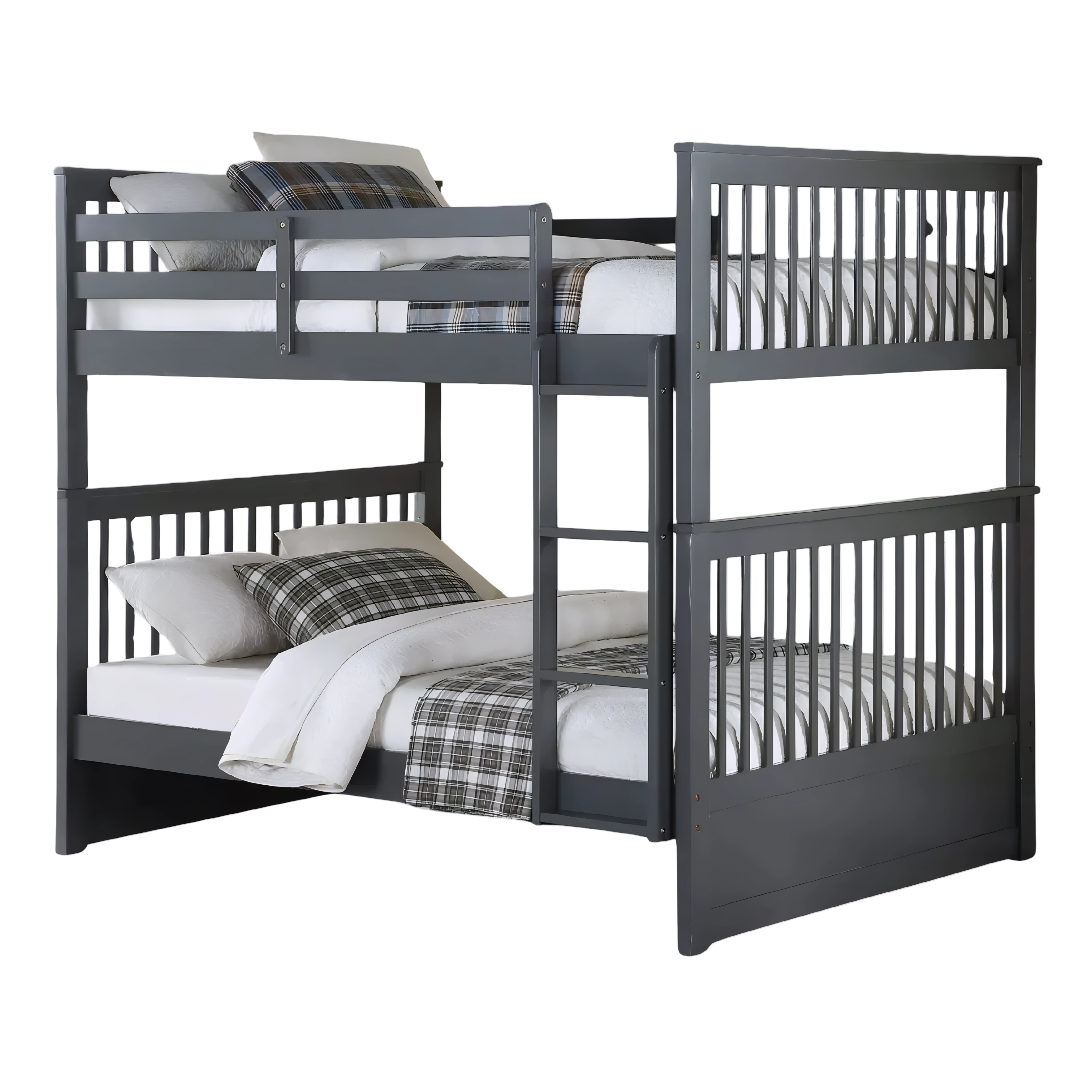 Rivalt – Bunk Bed – Double/Double – Grey