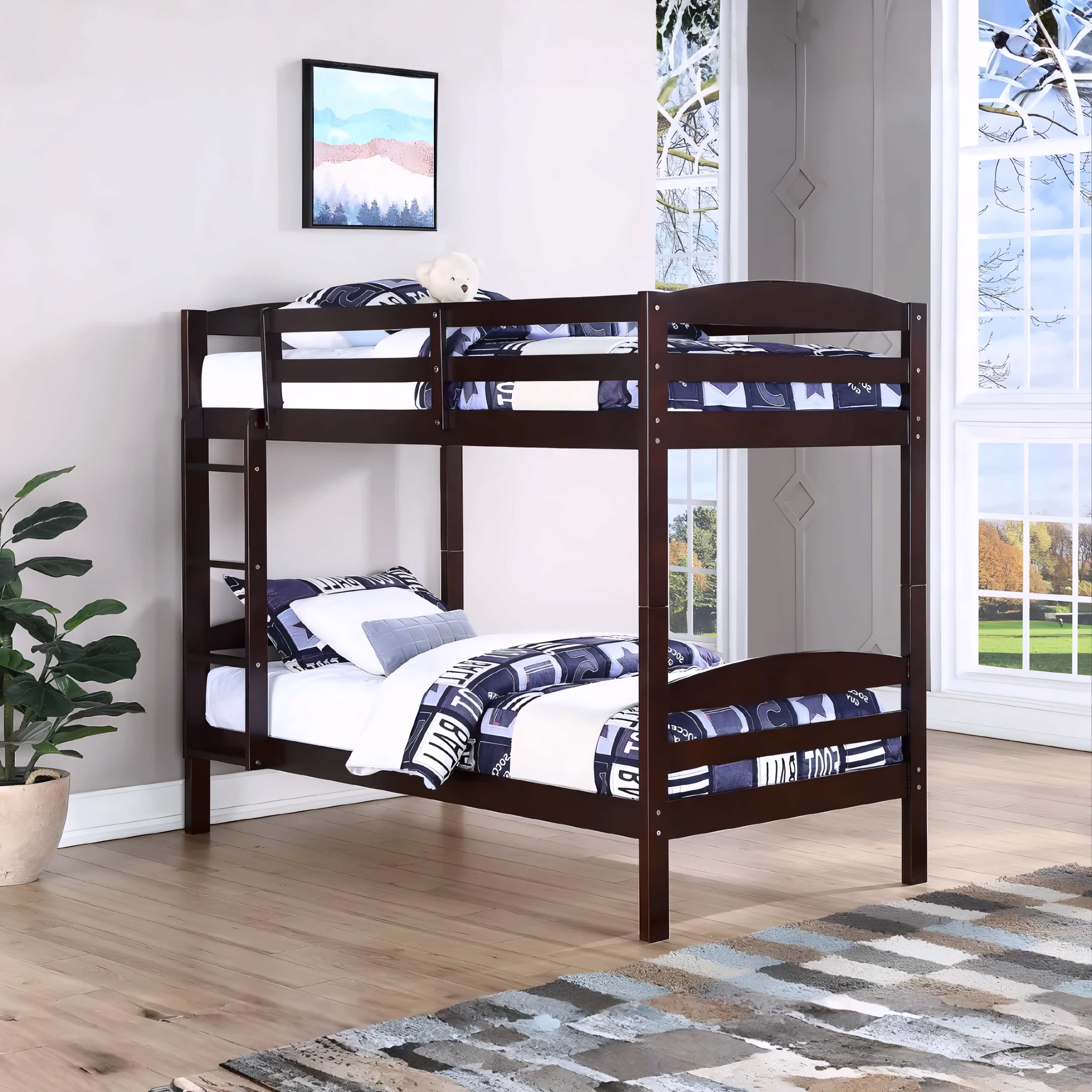 Sander – Bunk Bed – Single/Single – Espresso