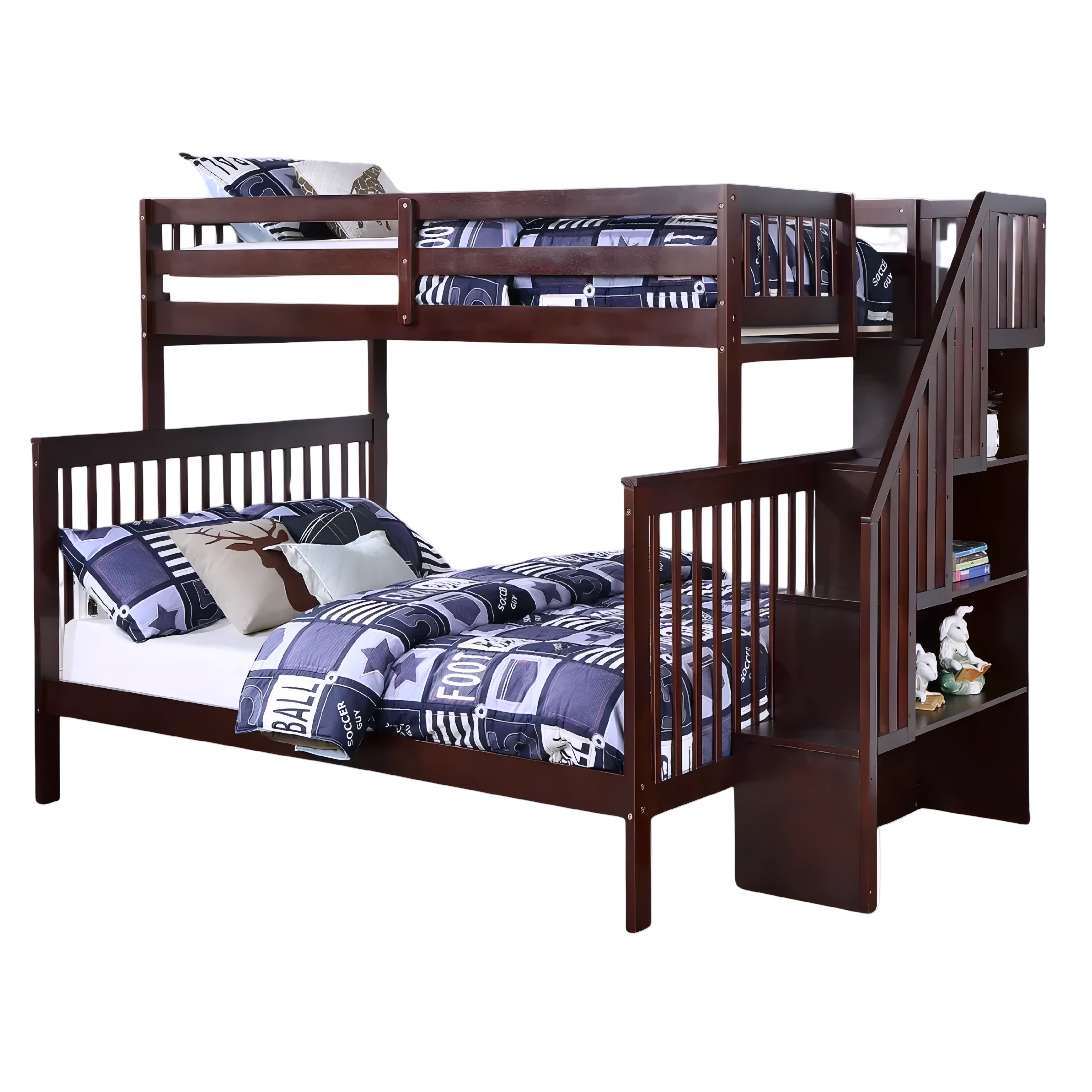 Malvik – Bunk Bed – Single/Double – Espresso