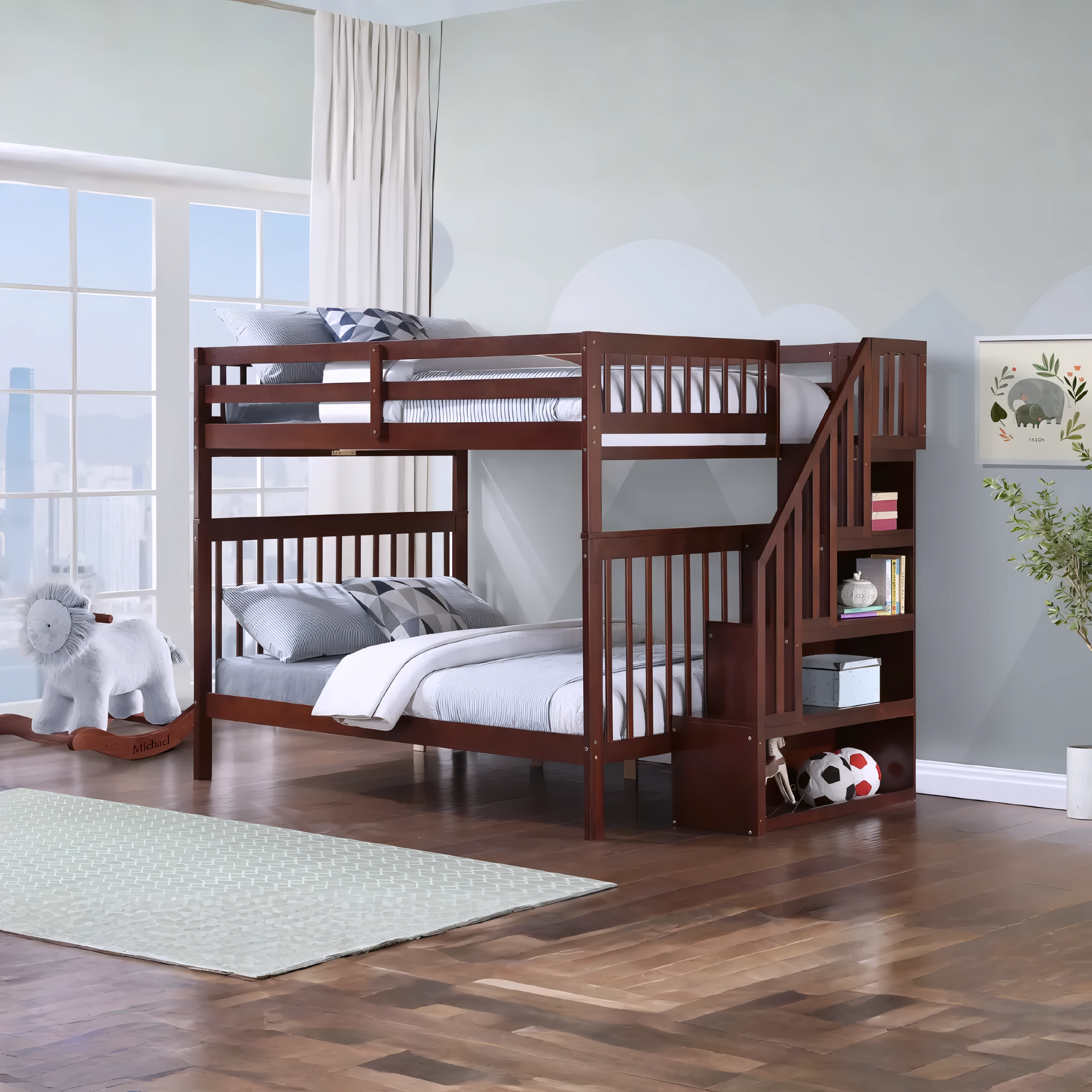Belton – Bunk Bed – Double/Double – Espresso