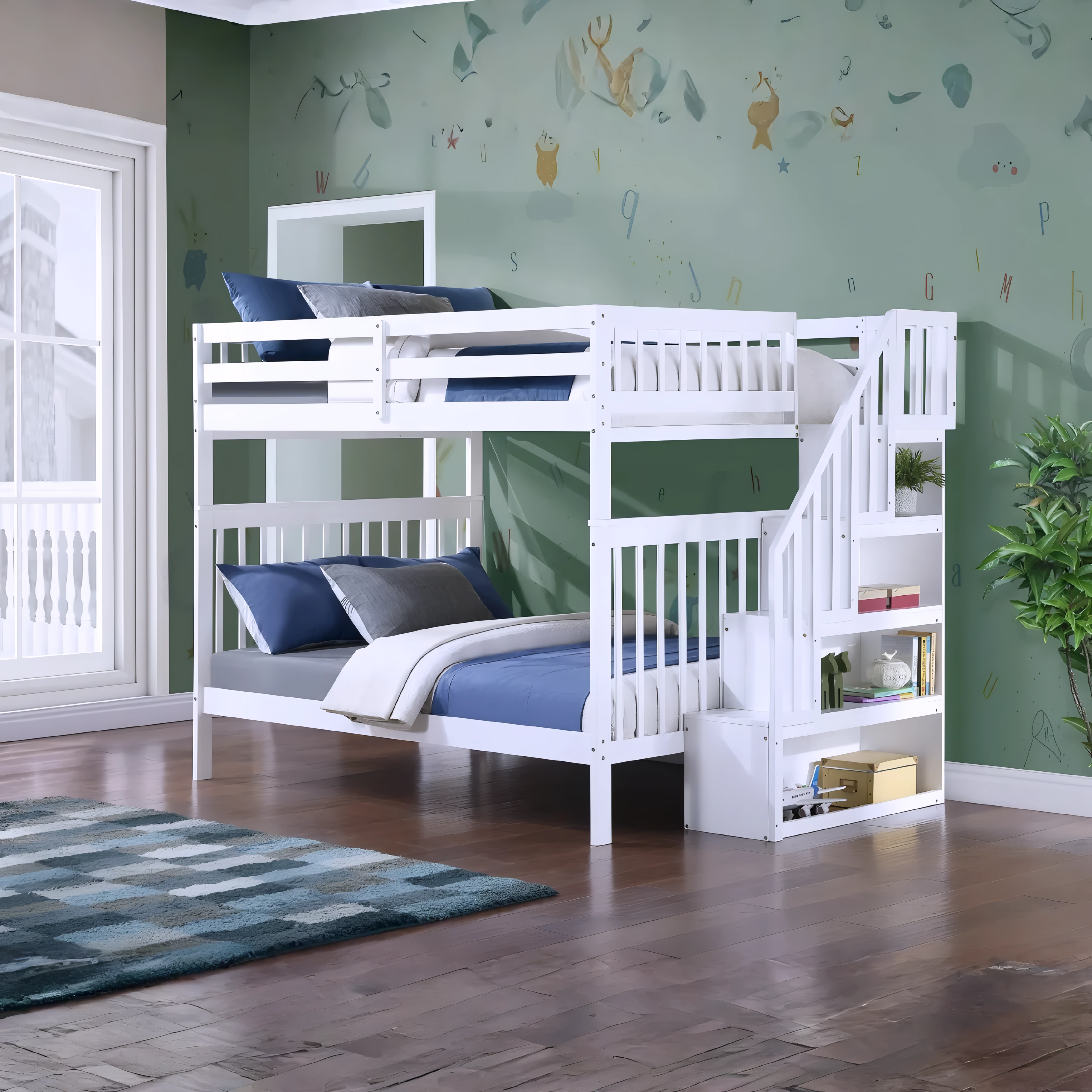 Belton – Bunk Bed – Double/Double – White