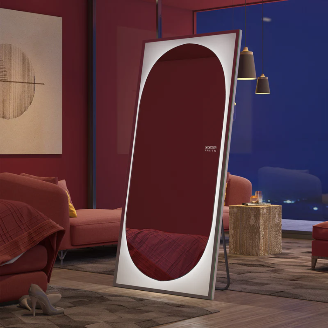 Miroir de luxe ovale AuraForm