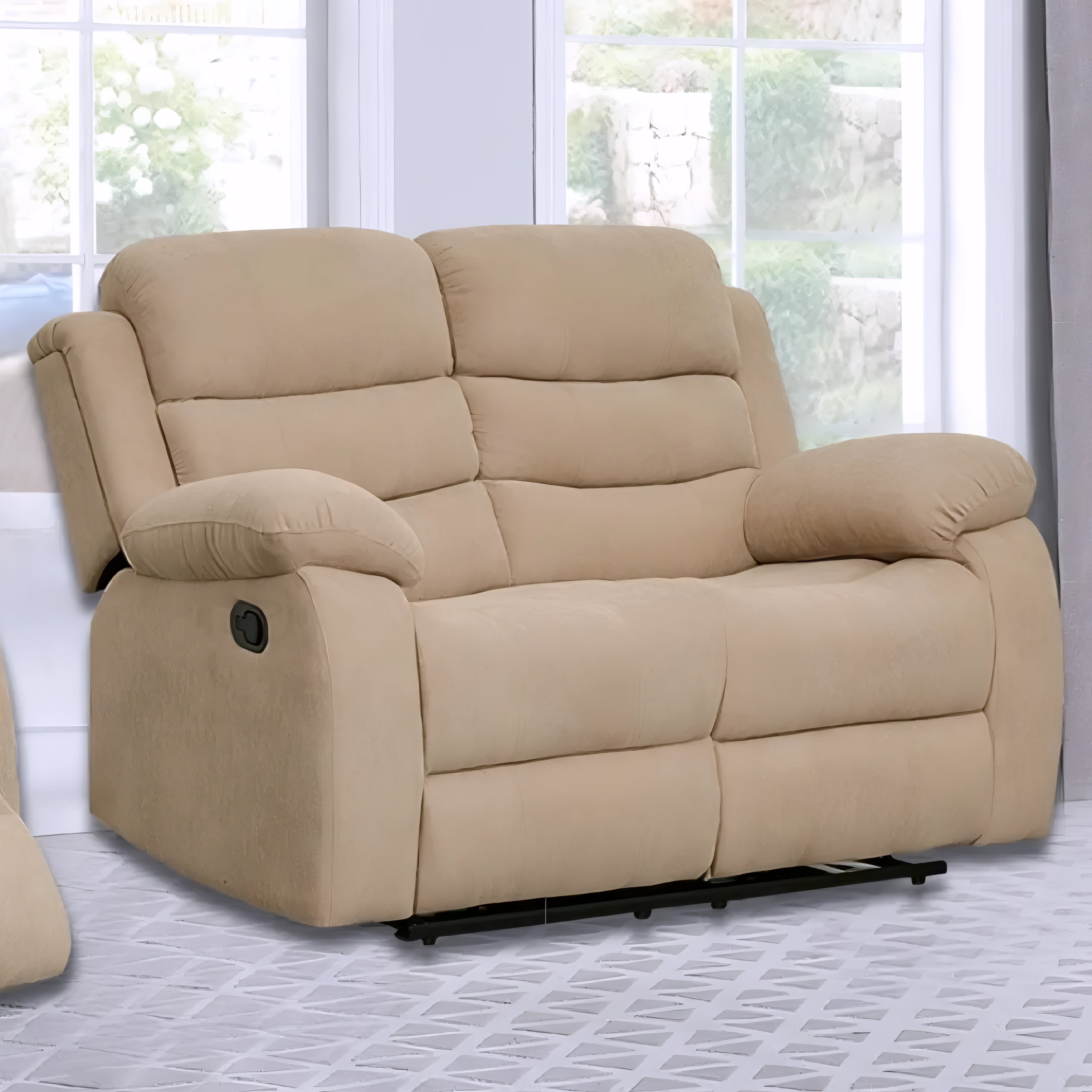 Casa – Recliner Set – Beige Fabric