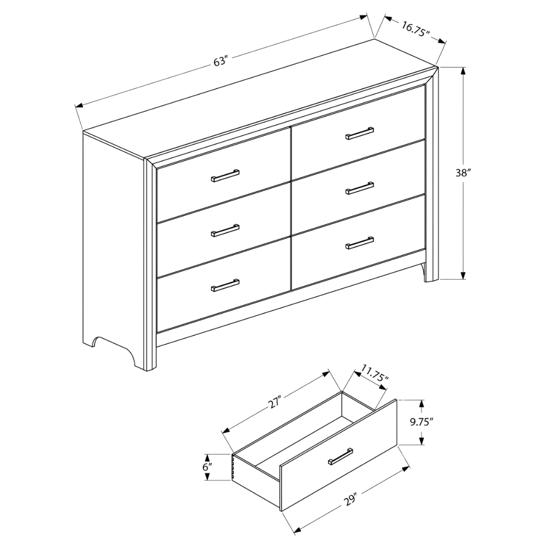 Chevrona – Ensemble de chambre à coucher – Queen