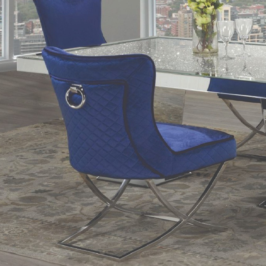 Nobile – Service de table – Cristal / Velours bleu