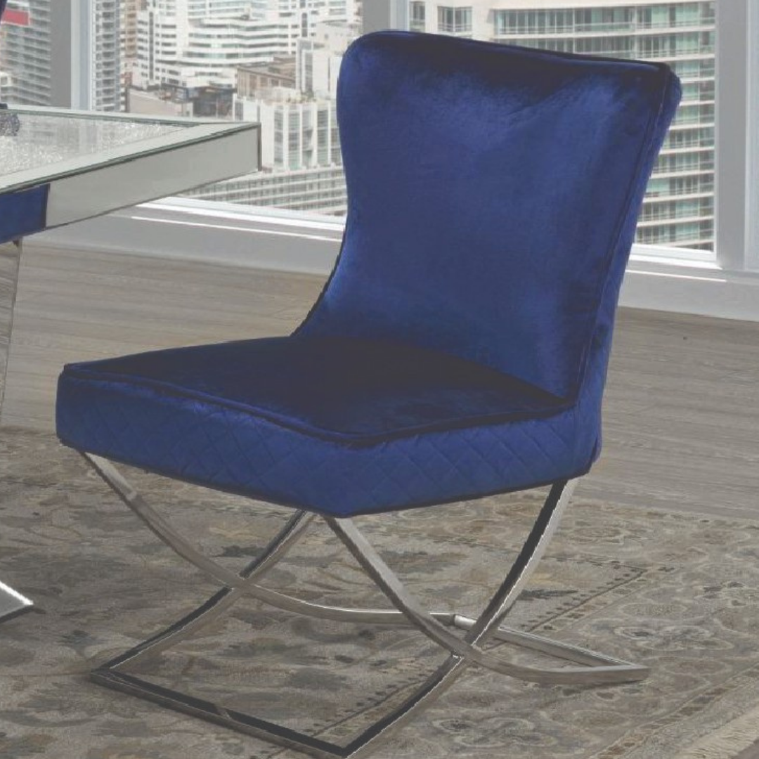 Nobile – Service de table – Cristal / Velours bleu