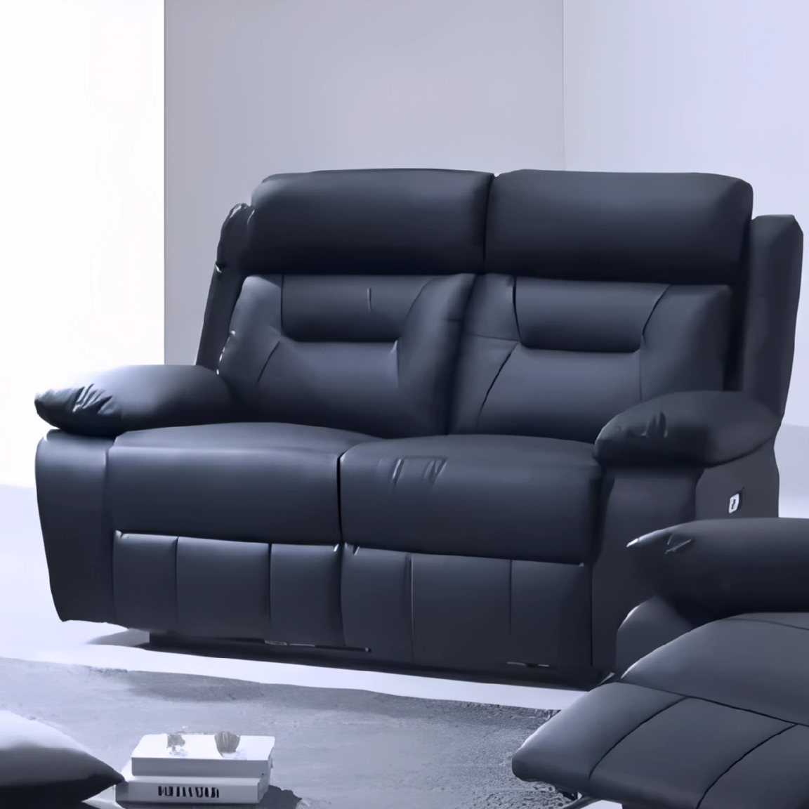 Dalten – Power Recliner Set – Black