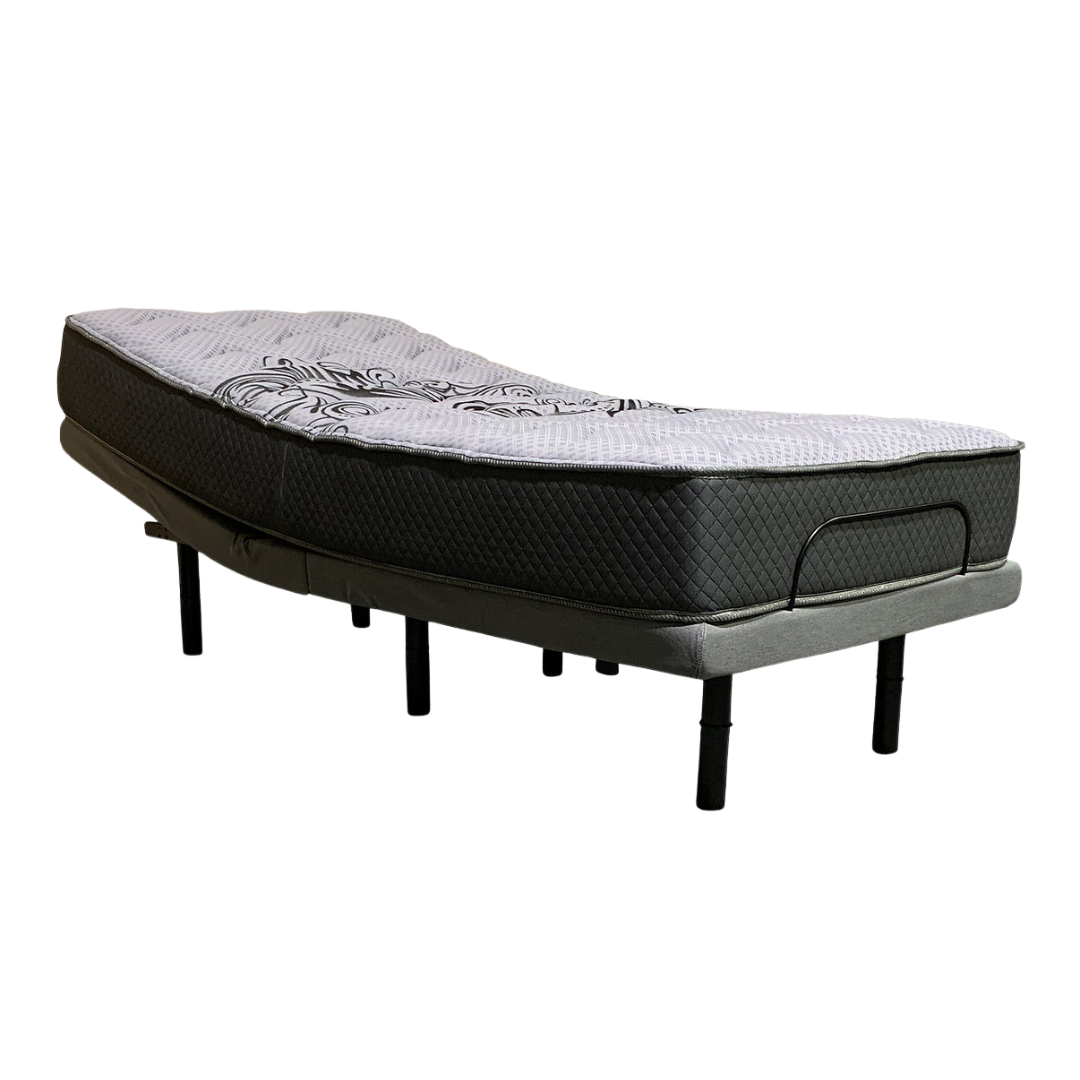 Delvion – Deluxe Adjustable Bed Base with Massage & LED Lighting – Twin XL / Double / Queen / Split King