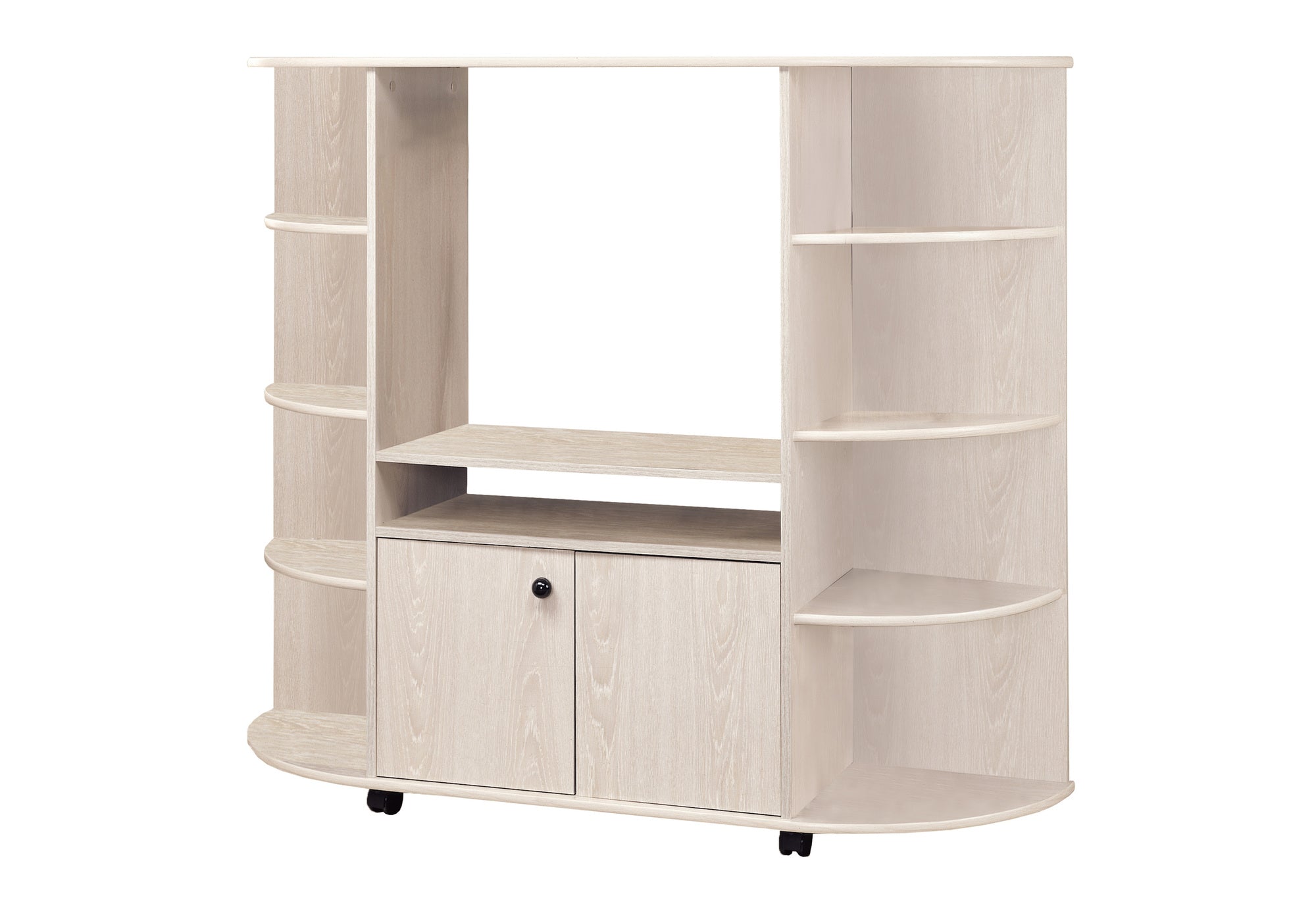 BOOKCASE - WASHED OAK / STORAGE UNIT # ET 4800