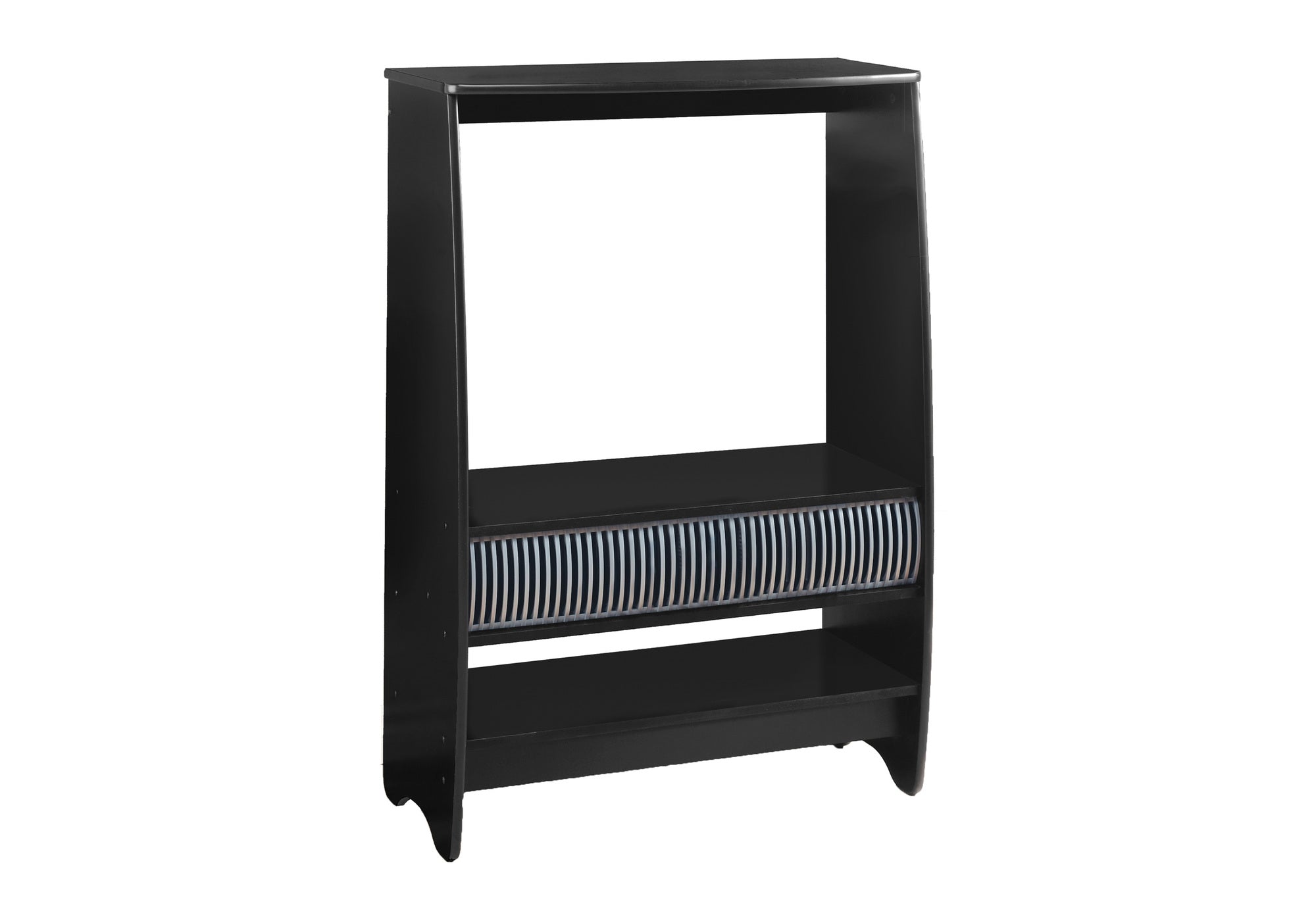 BOOKCASE - BLACK / STORAGE UNIT # ET 9000