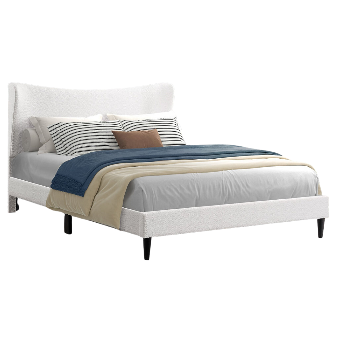 Elyos – Queen Bed – Boucle