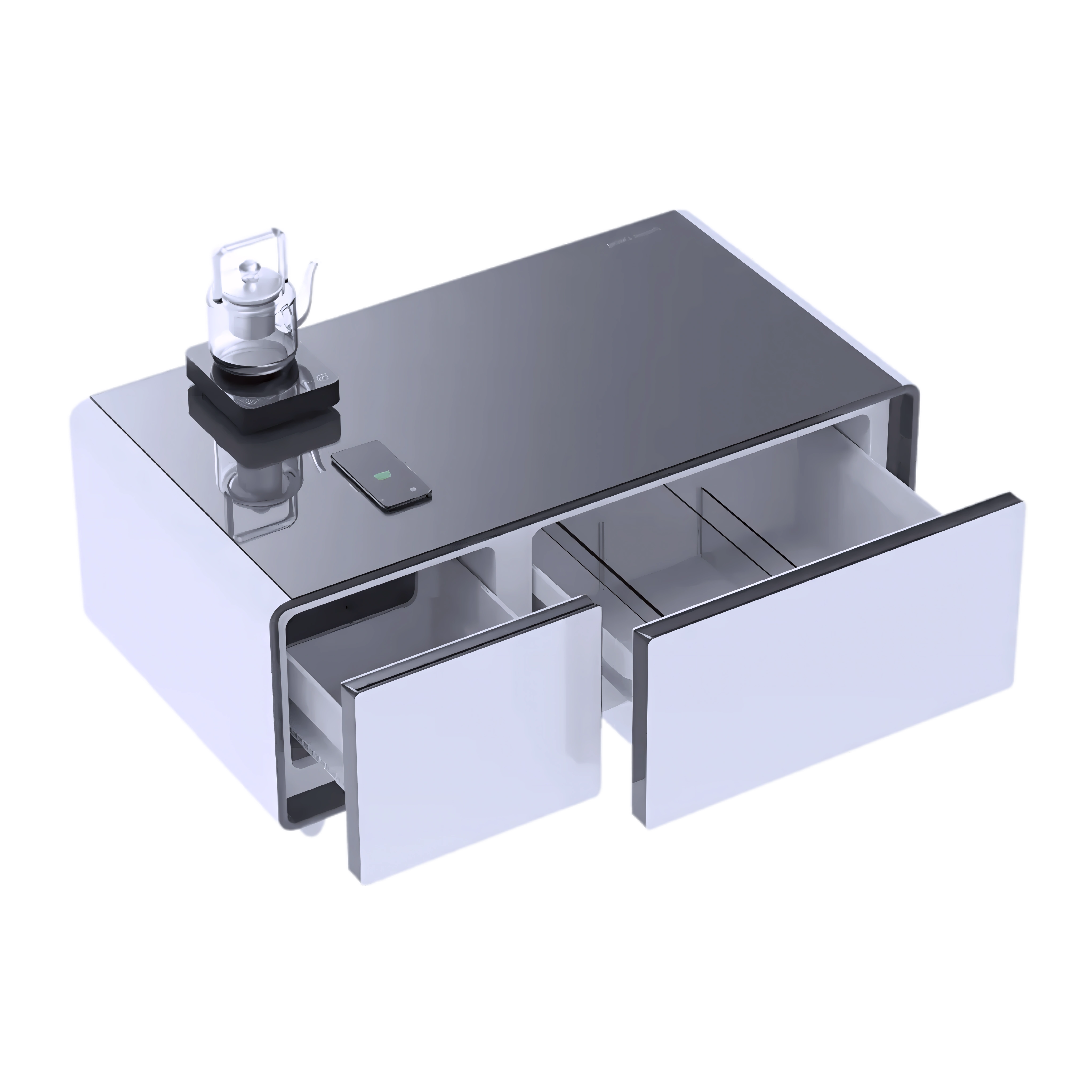 Froston – Table basse intelligente – Finition blanche