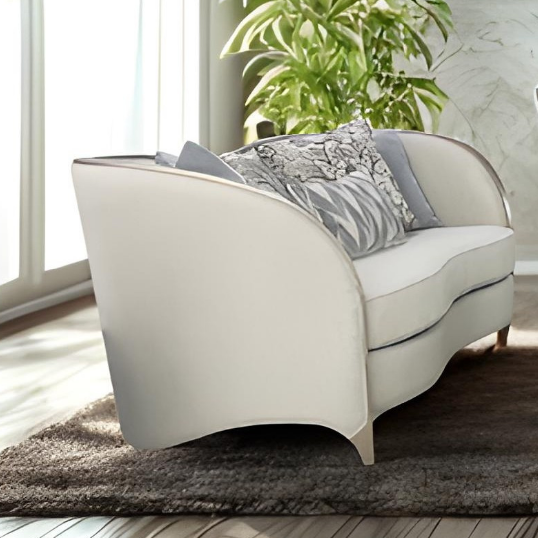 Farel – Fabric Sofa Set – Beige