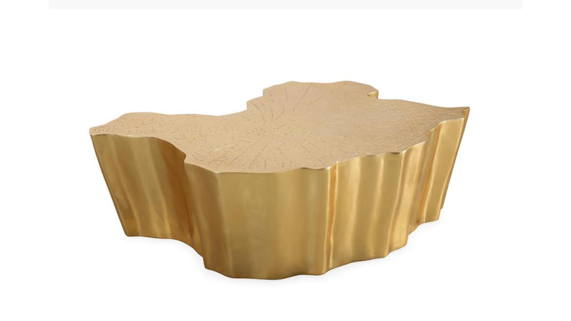 Coffee Table GOLD TRUNK