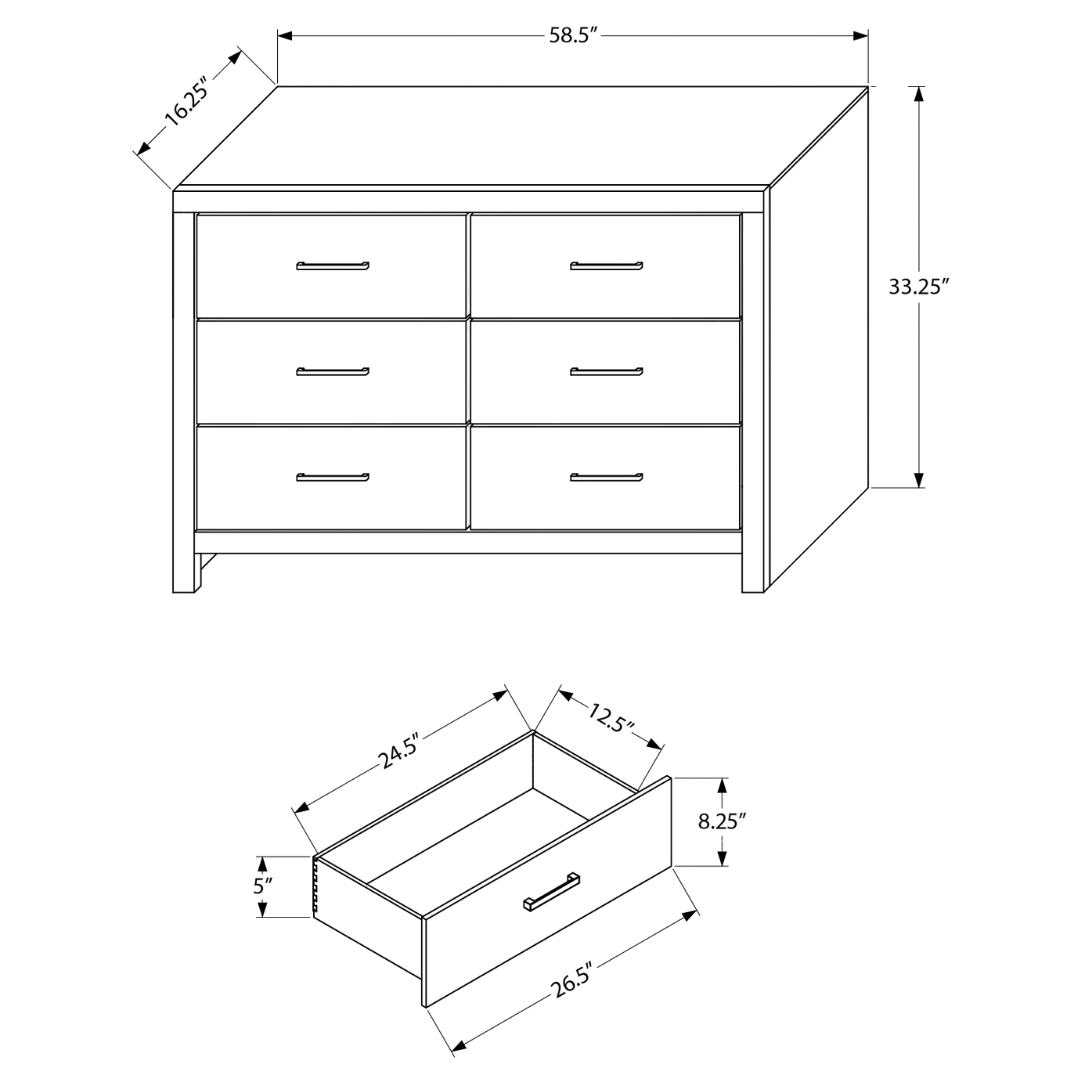 Granver Classic – Ensemble de chambre à coucher – Queen