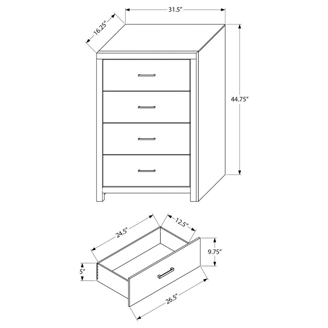 Ensemble de chambre à coucher Granver Storage – Grand lit