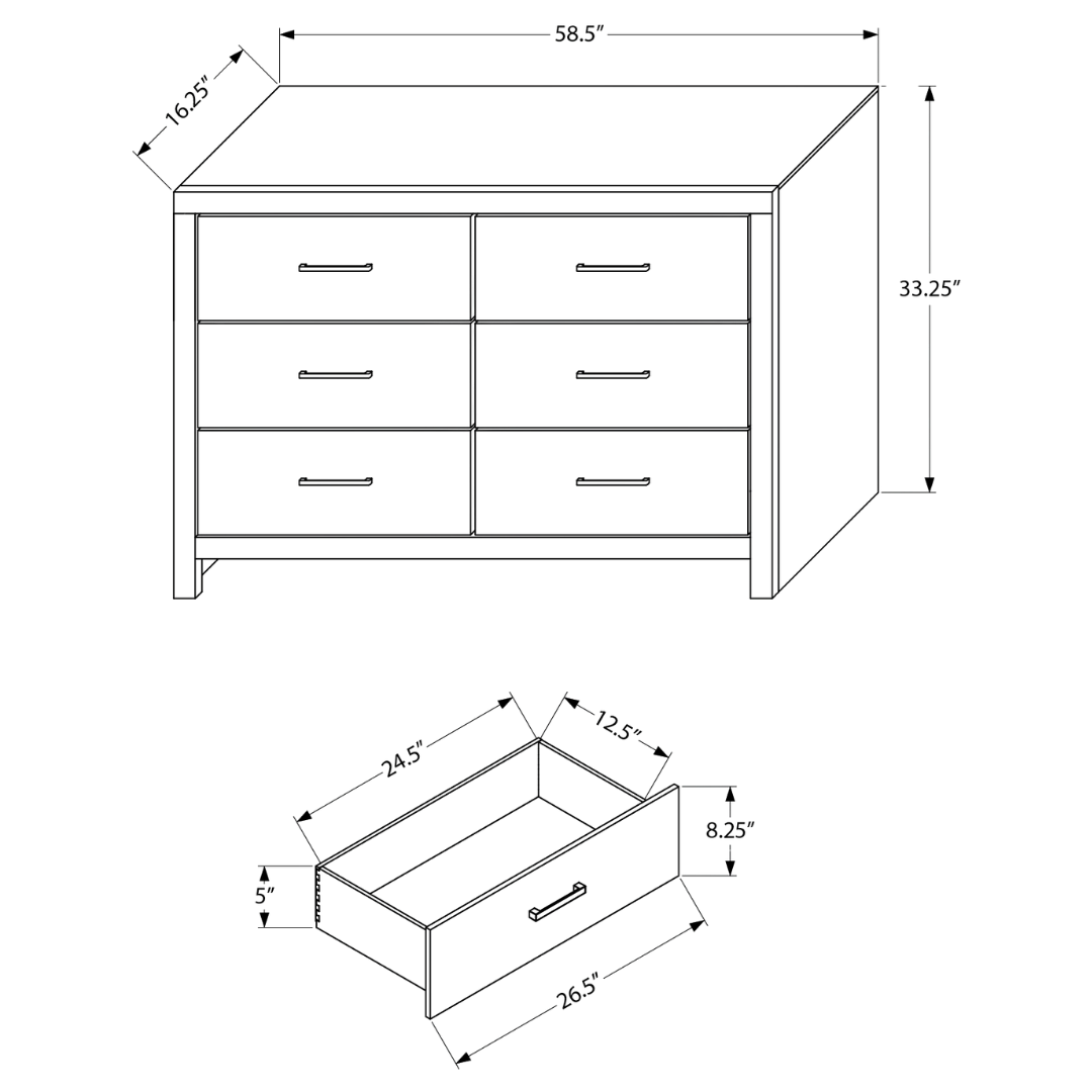 Granver – Ensemble de chambre à coucher – Queen