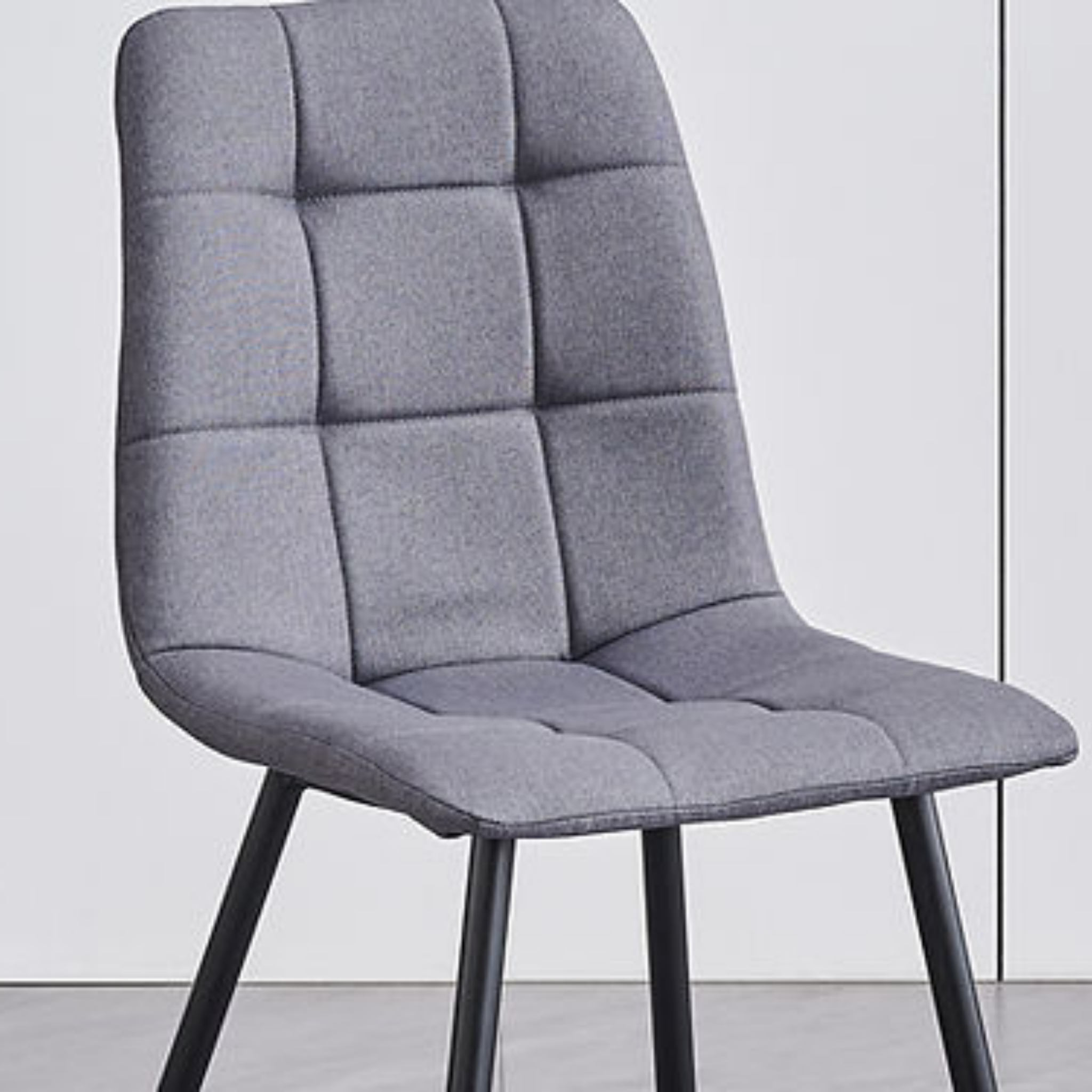 Grey Fabric Dining Chair C-1593 (Set of 4)