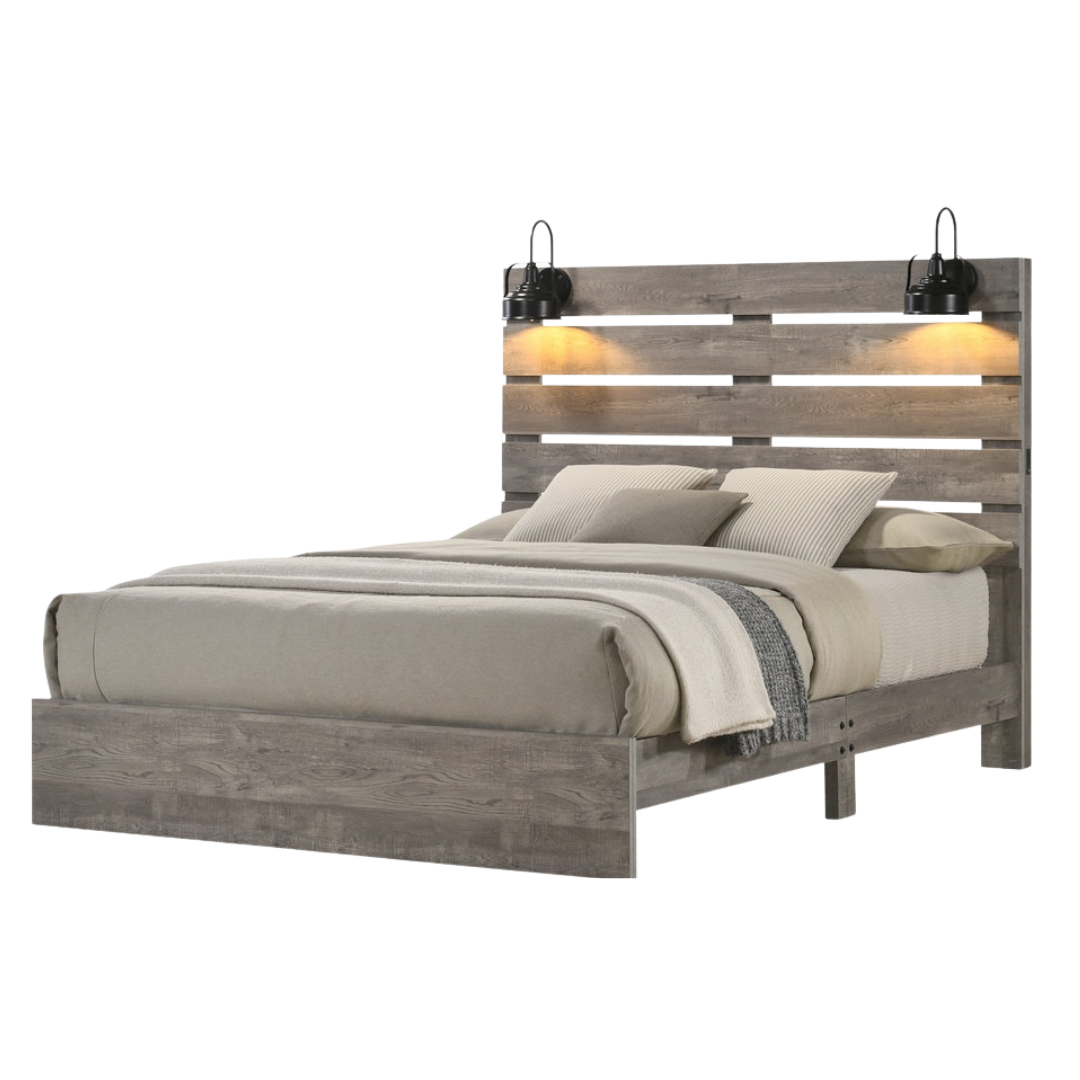 Harlowood – Ensemble de chambre à coucher – Queen