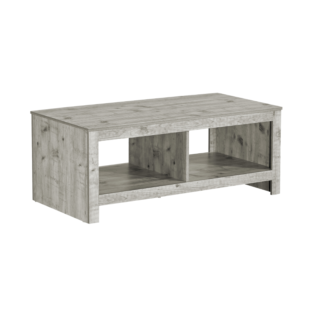 Kemar – Coffee Table – Grey Rustic Wood-Look