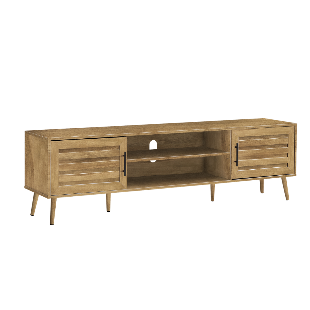 Meuble TV Sarvo – 72" – Noyer – 2 portes