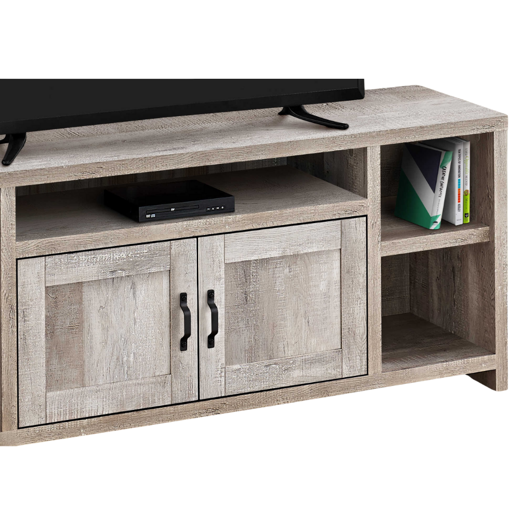 Daven – Taupe Reclaimed Wood-Look TV Stand – 60"