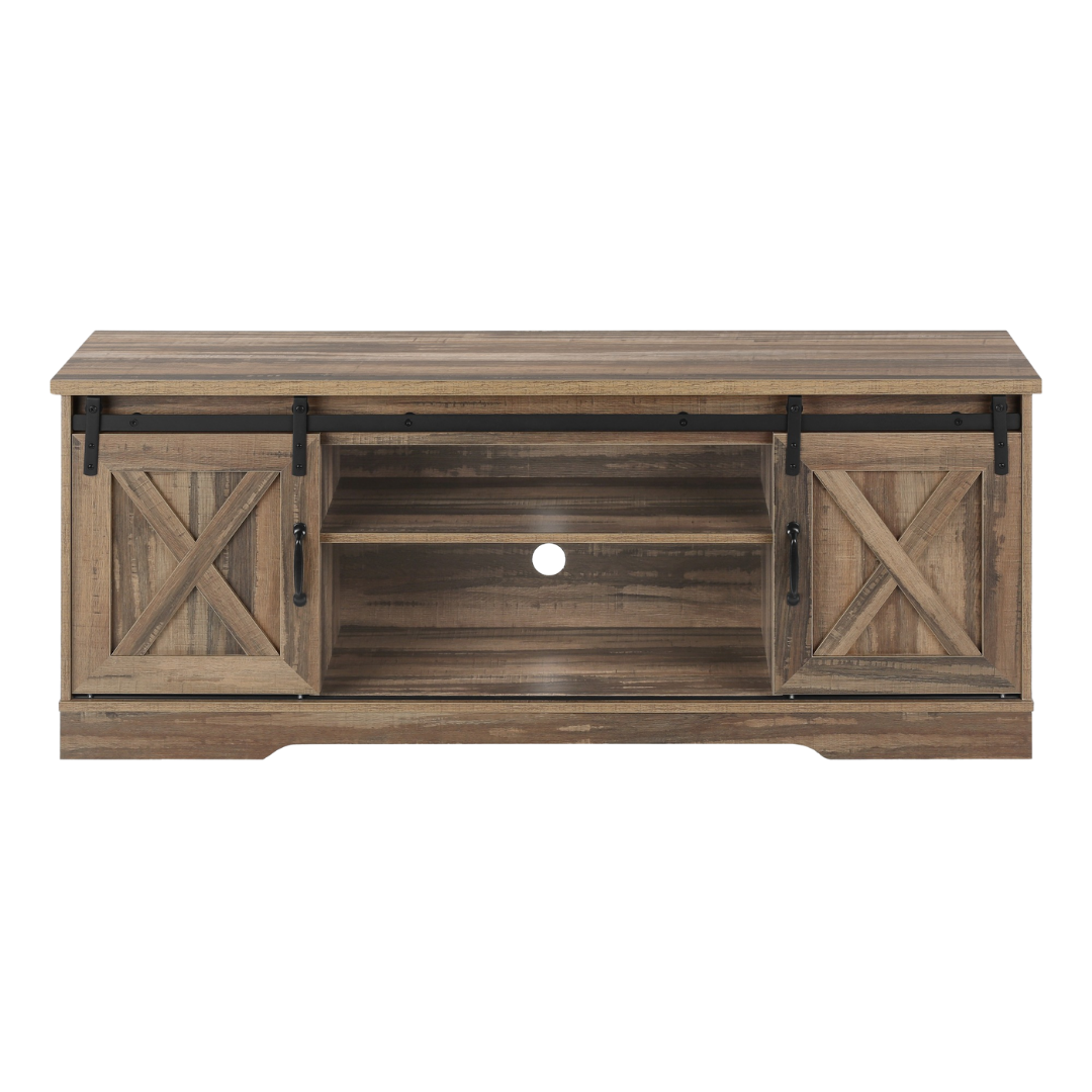 Meuble TV Karvo style grange – Marron – 152 cm