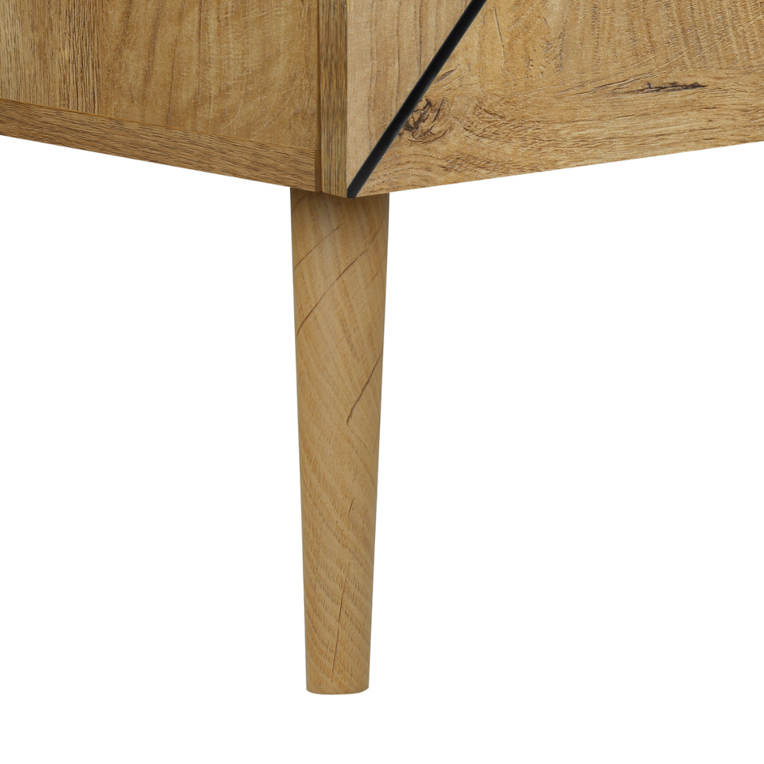 Rinex – 72" Walnut TV Stand – Mid-Century Storage Console