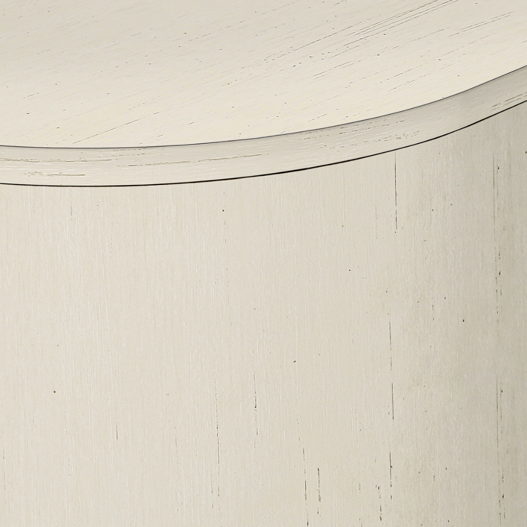 Narel – 72" Media Console – Antique White