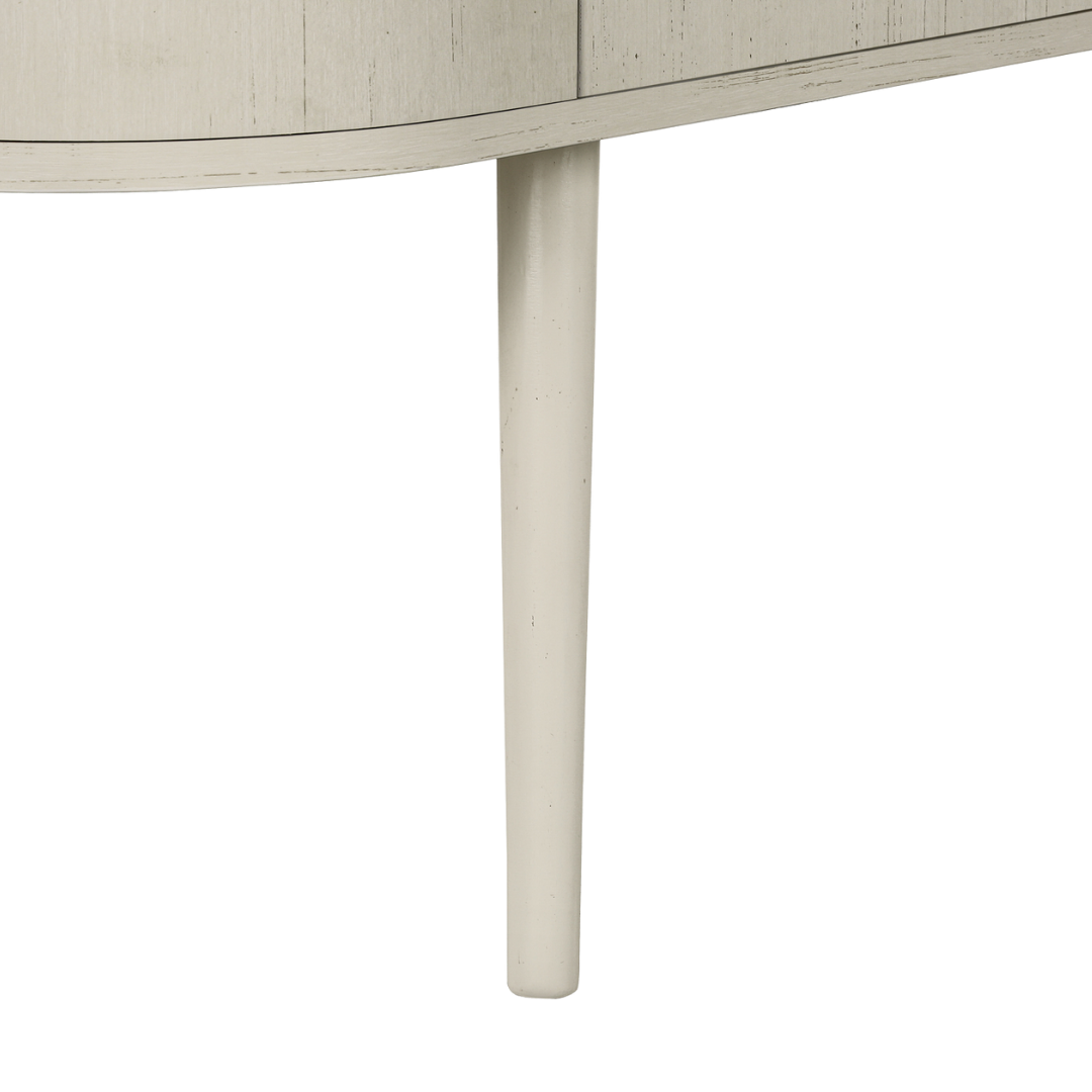 Narel – 72" Media Console – Antique White