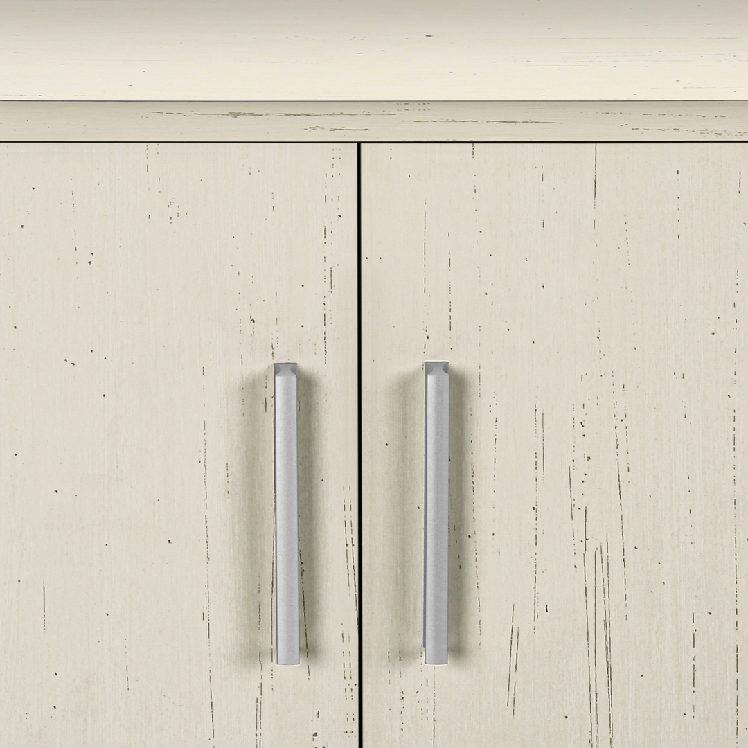 Narel – 72" Media Console – Antique White