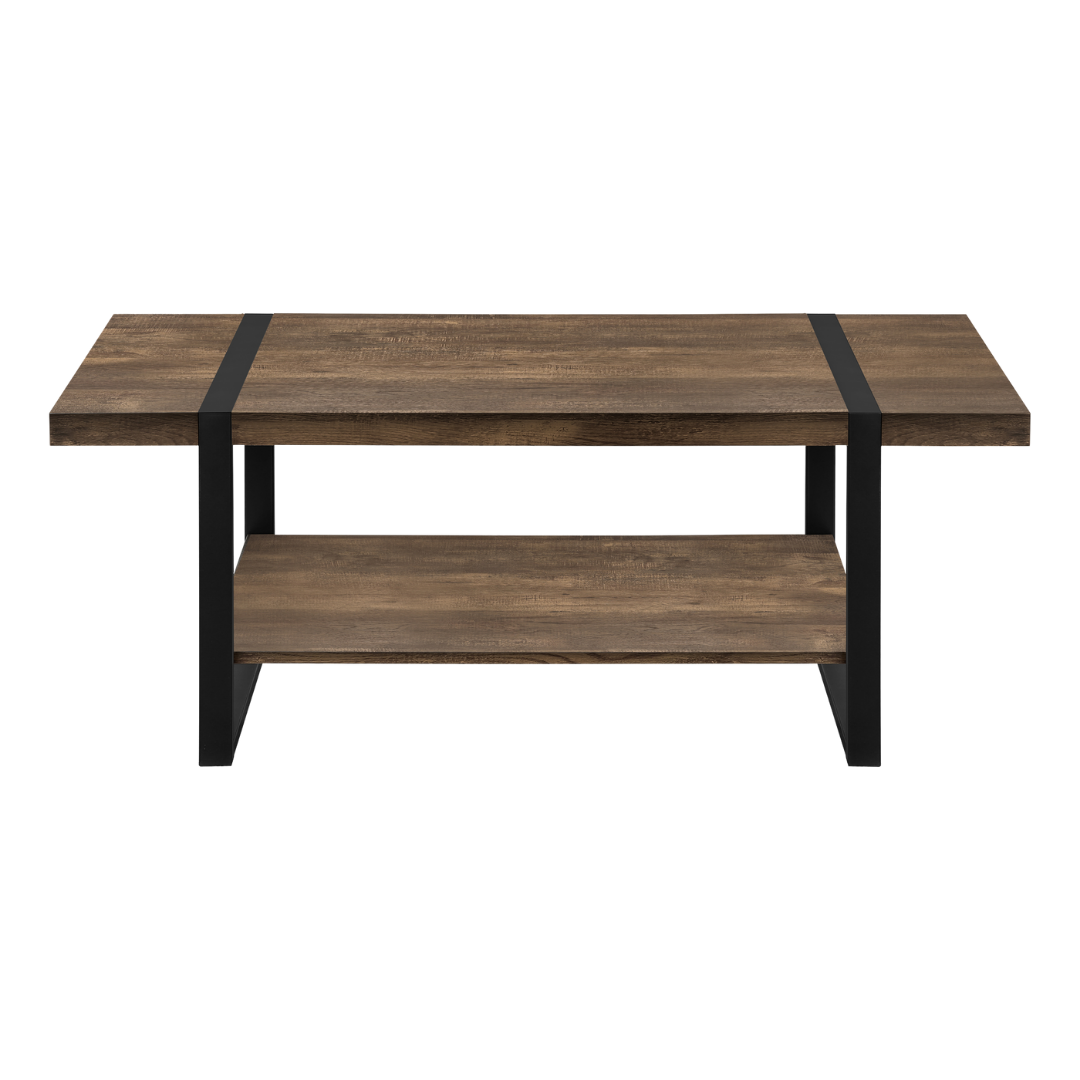 Dona – Table basse – Aspect bois brun