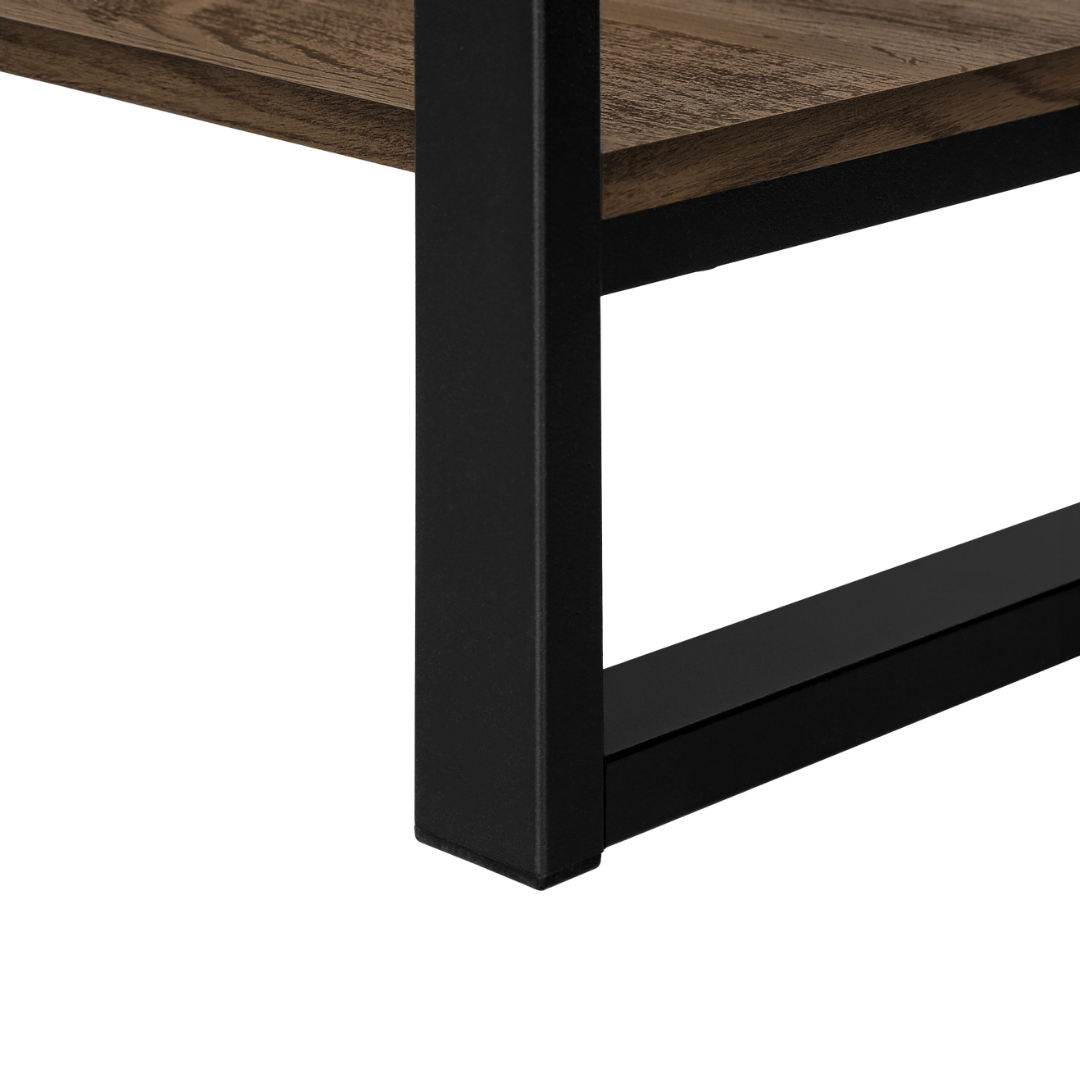 Dona – Table basse – Aspect bois brun