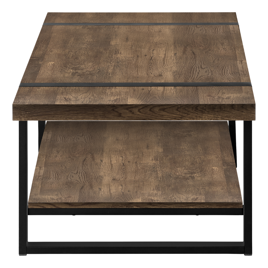 Dona – Table basse – Aspect bois brun