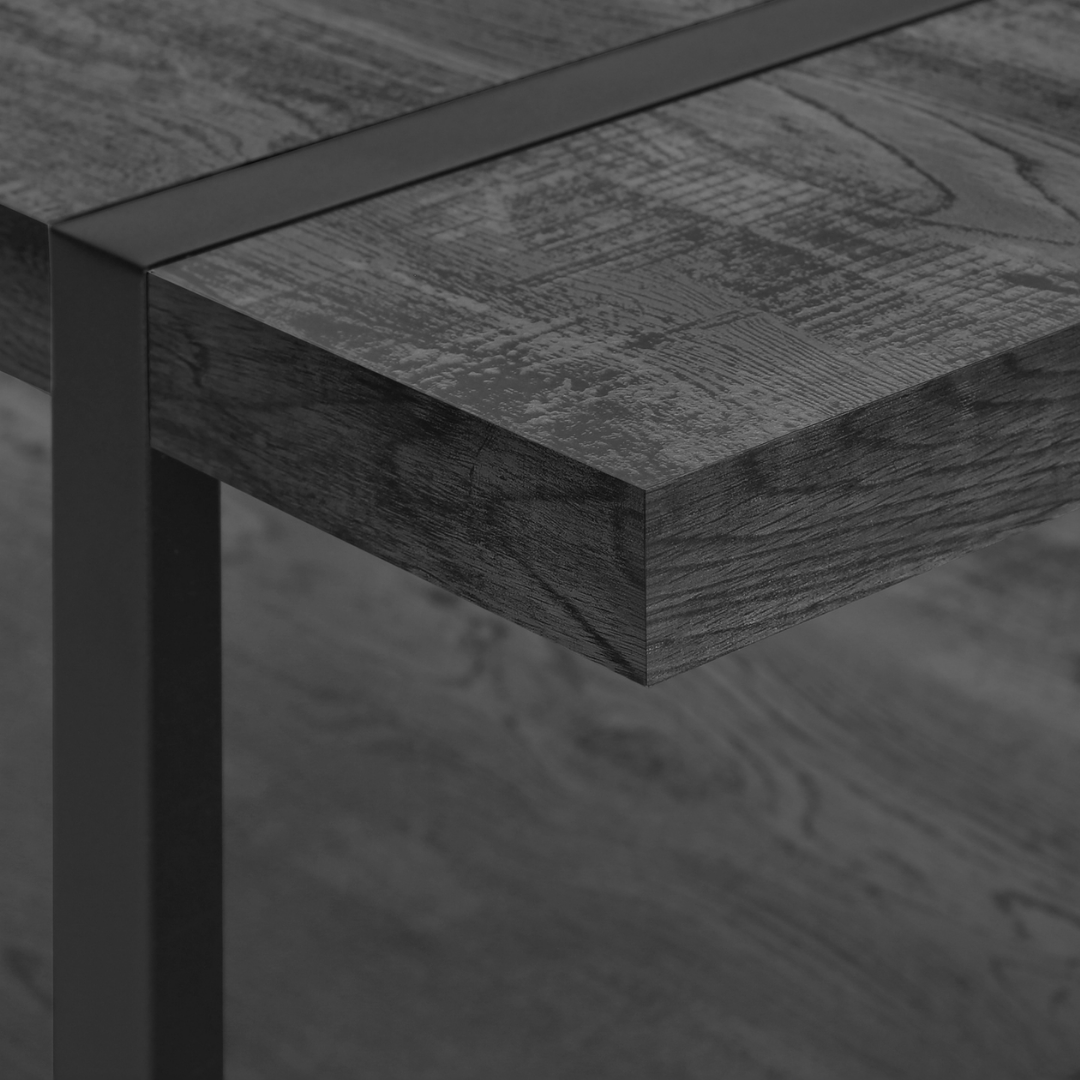 Dona – Table basse – Aspect bois noir