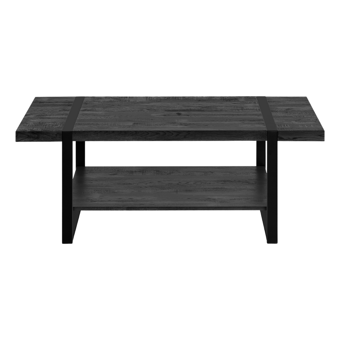 Dona – Table basse – Aspect bois noir