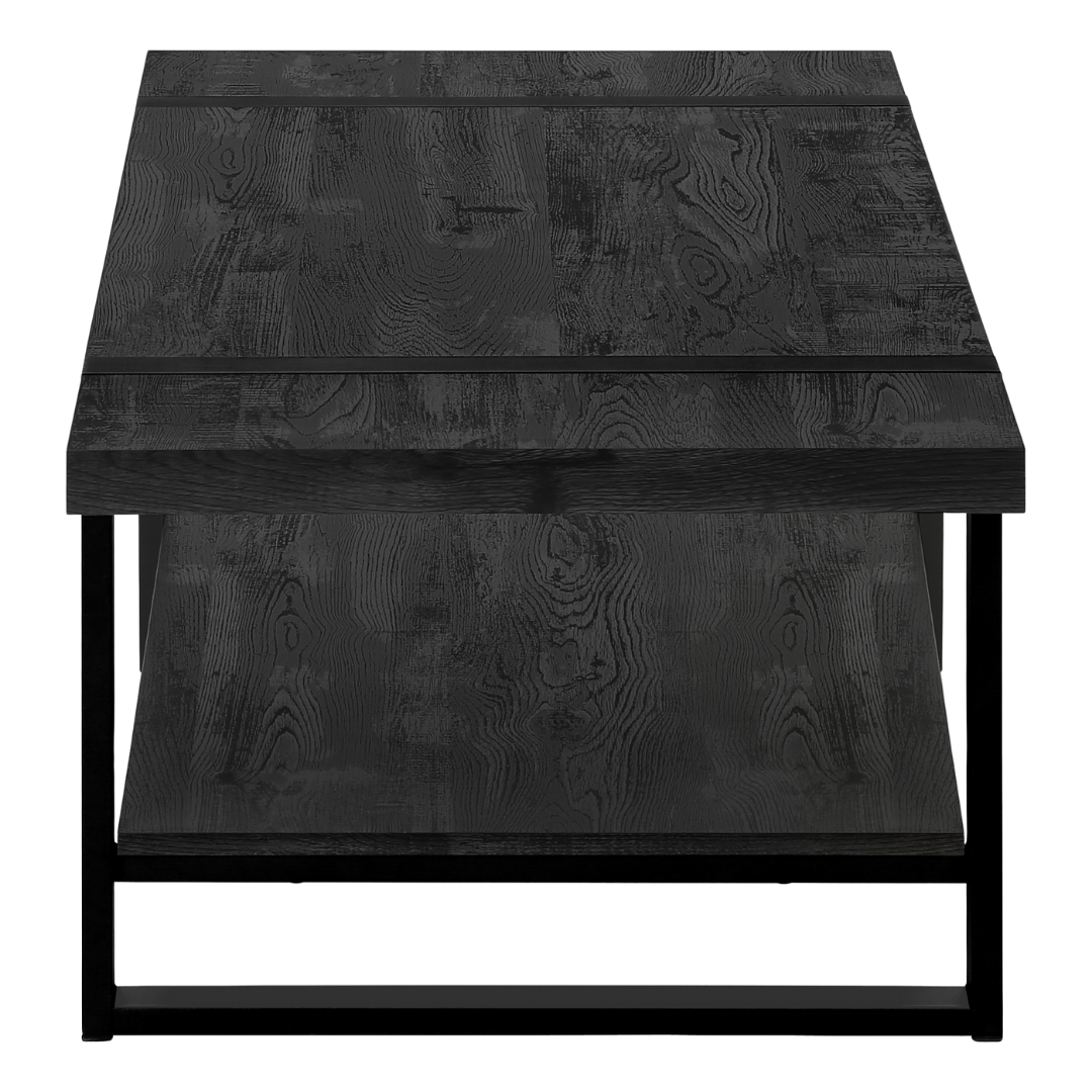 Dona – Table basse – Aspect bois noir