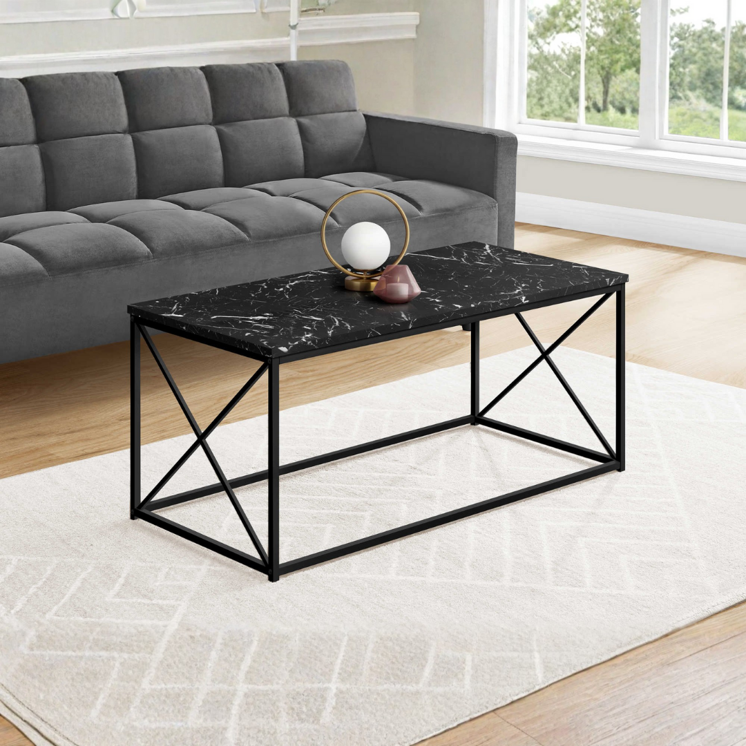 Zelar – Coffee Table – Black Marble-Look