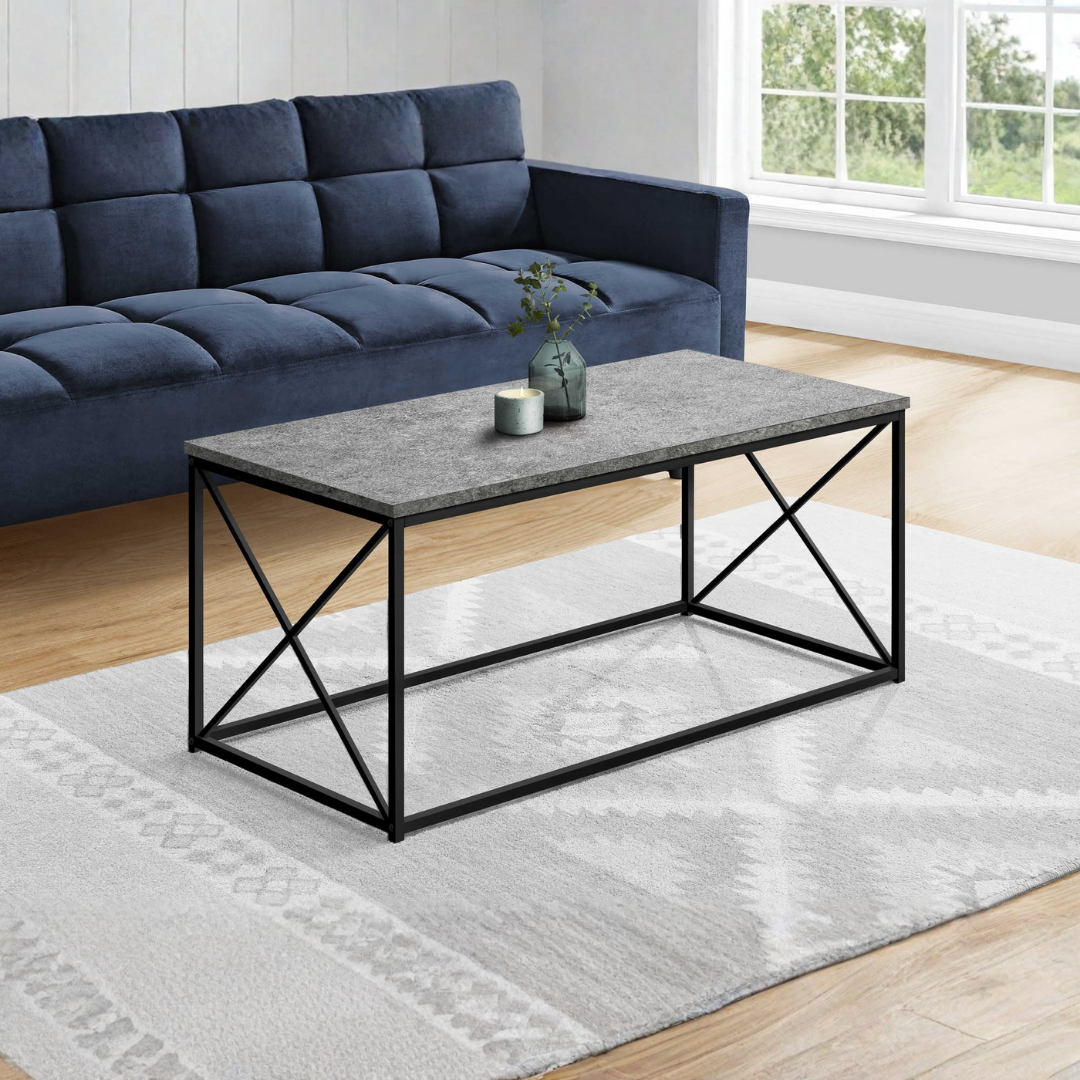 Zelar – Coffee Table – Grey Stone-Look
